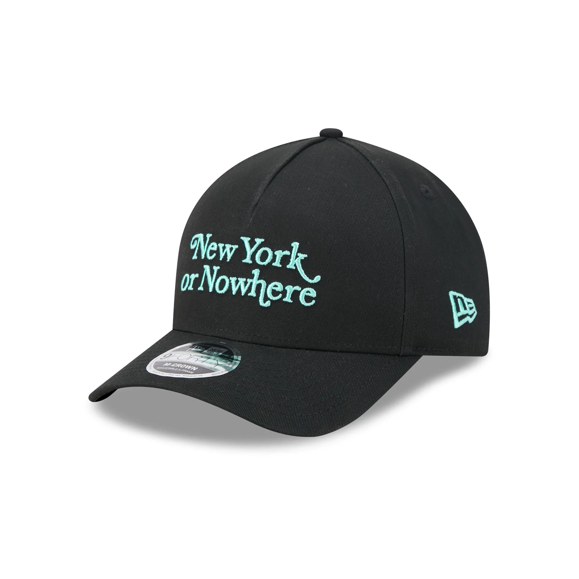 New York or Nowhere x New York Liberty Black 9FORTY M-Crown A-Frame Snapback Hat - Image 3