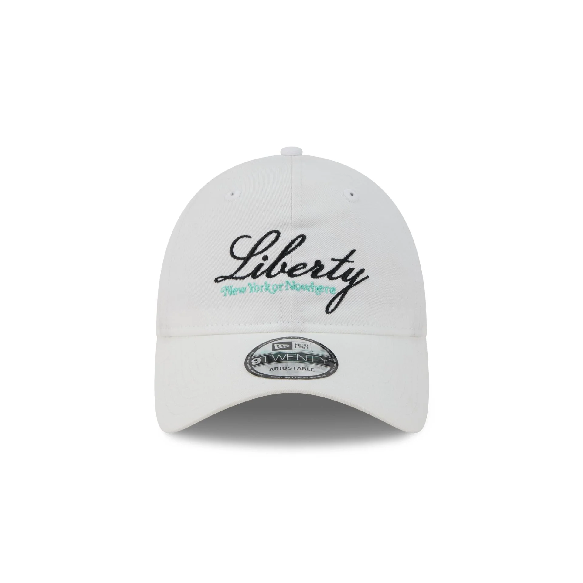 New York or Nowhere x New York Liberty Script White 9TWENTY Adjustable Hat - Image 2