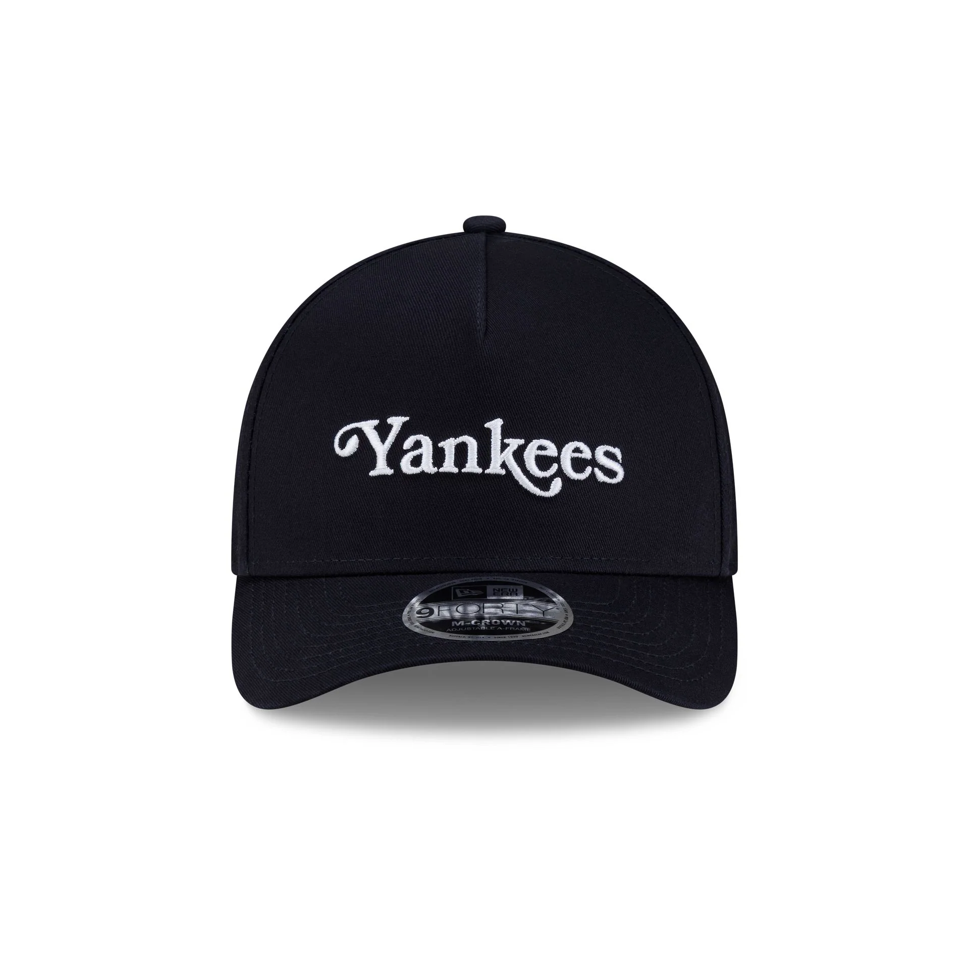 New York or Nowhere x New York Yankees Black 9FORTY M-Crown A-Frame Snapback Hat - Image 2