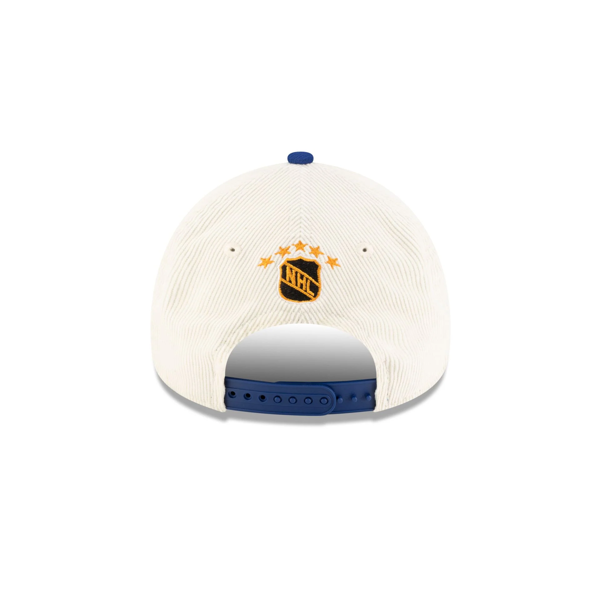 New York Rangers 100th Anniversary Chrome Corduroy 9FORTY A-Frame Snapback Hat - Image 6