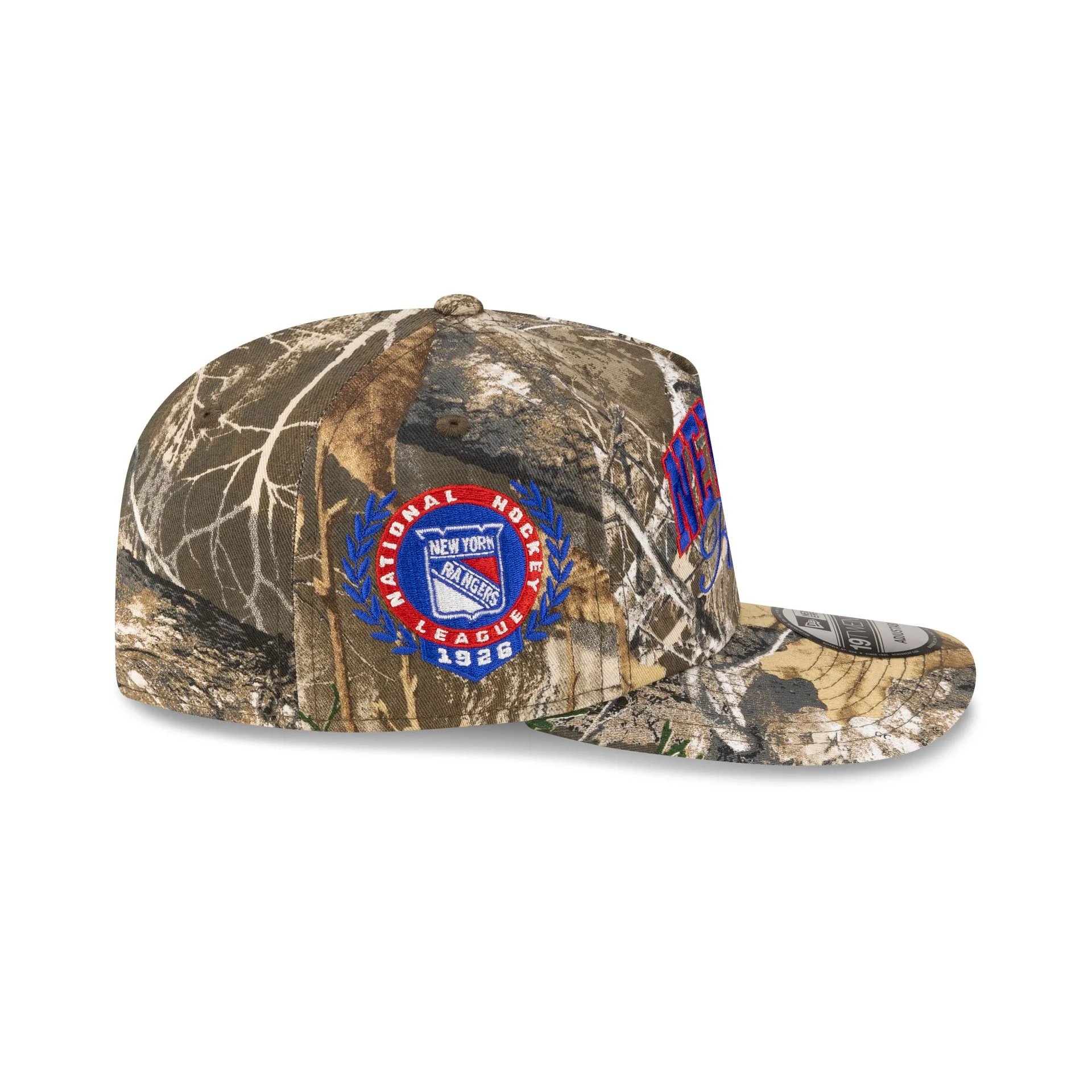 New York Rangers Arch Script Realtree 19TWENTY Snapback Hat - Image 4