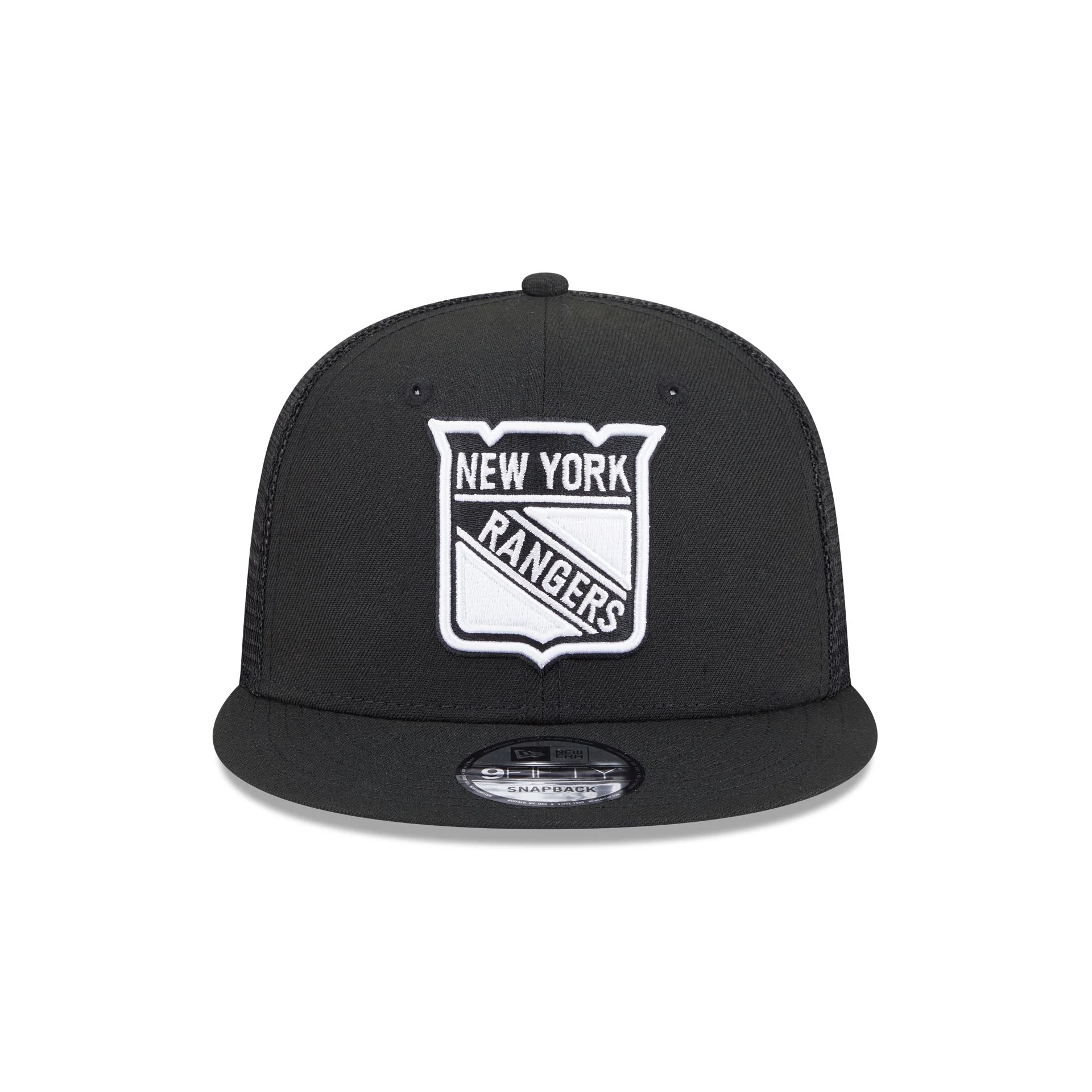 New York Rangers Black 9FIFTY Trucker Hat - Image 2