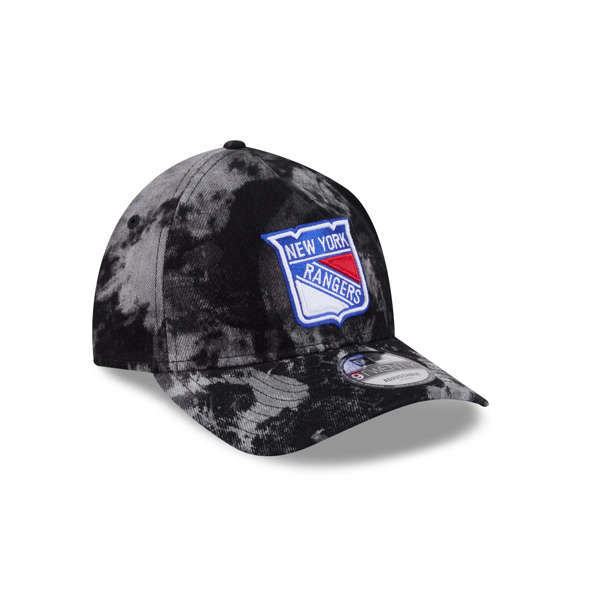 New York Rangers Bleached Denim 9TWENTY A-Frame Adjustable Hat - Image 3