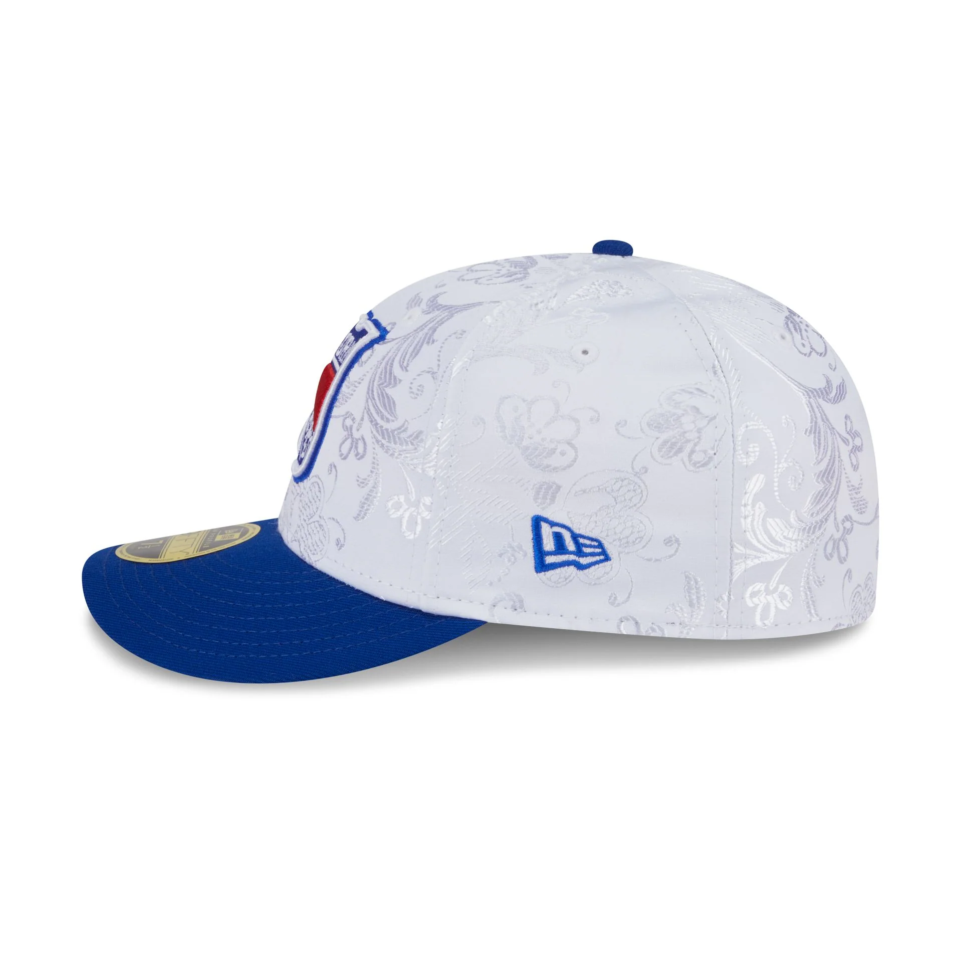 New York Rangers Floral Shine Low Profile 59FIFTY Fitted Hat - Image 4