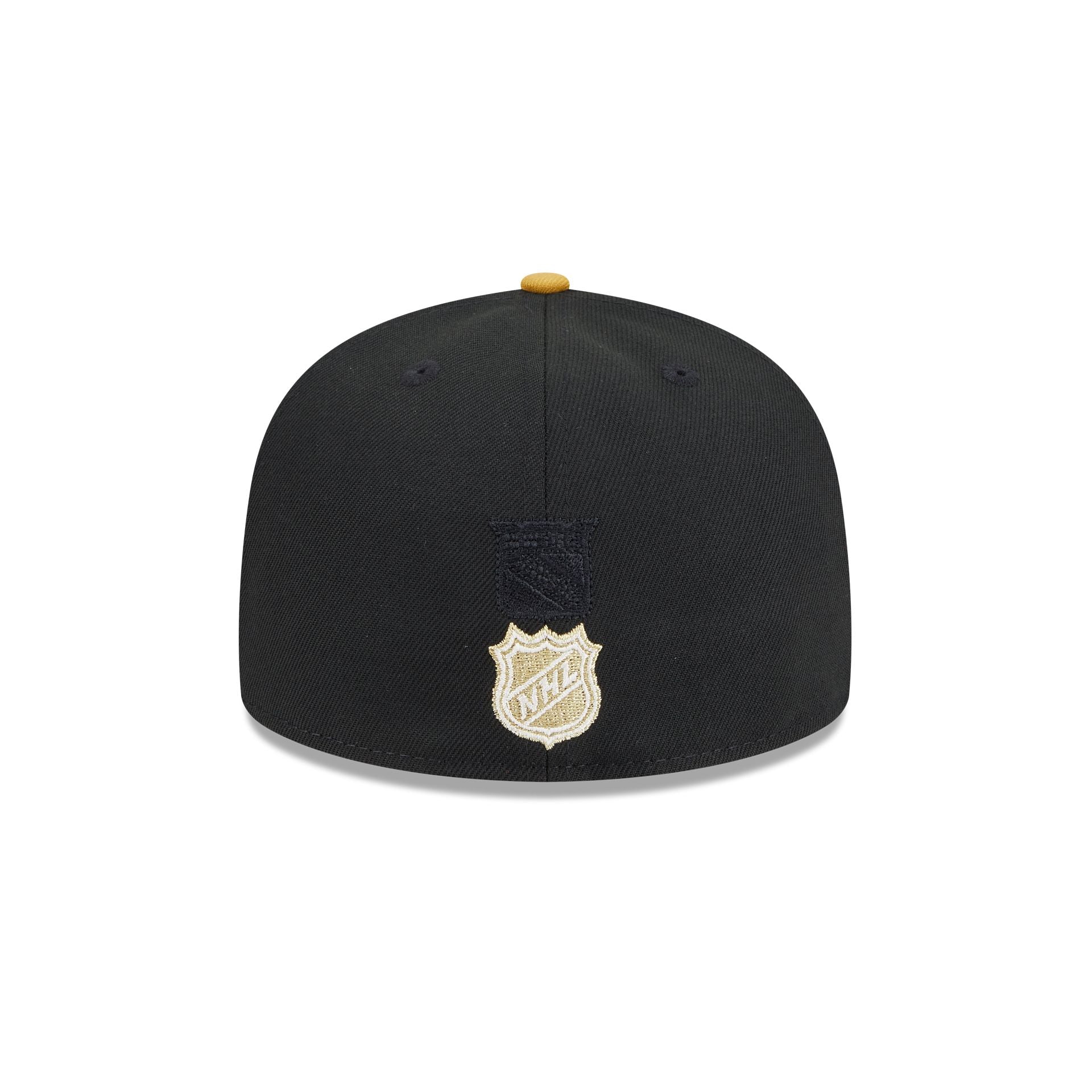 New York Rangers Metallic Gold Logo 59FIFTY Fitted Hat - Image 7