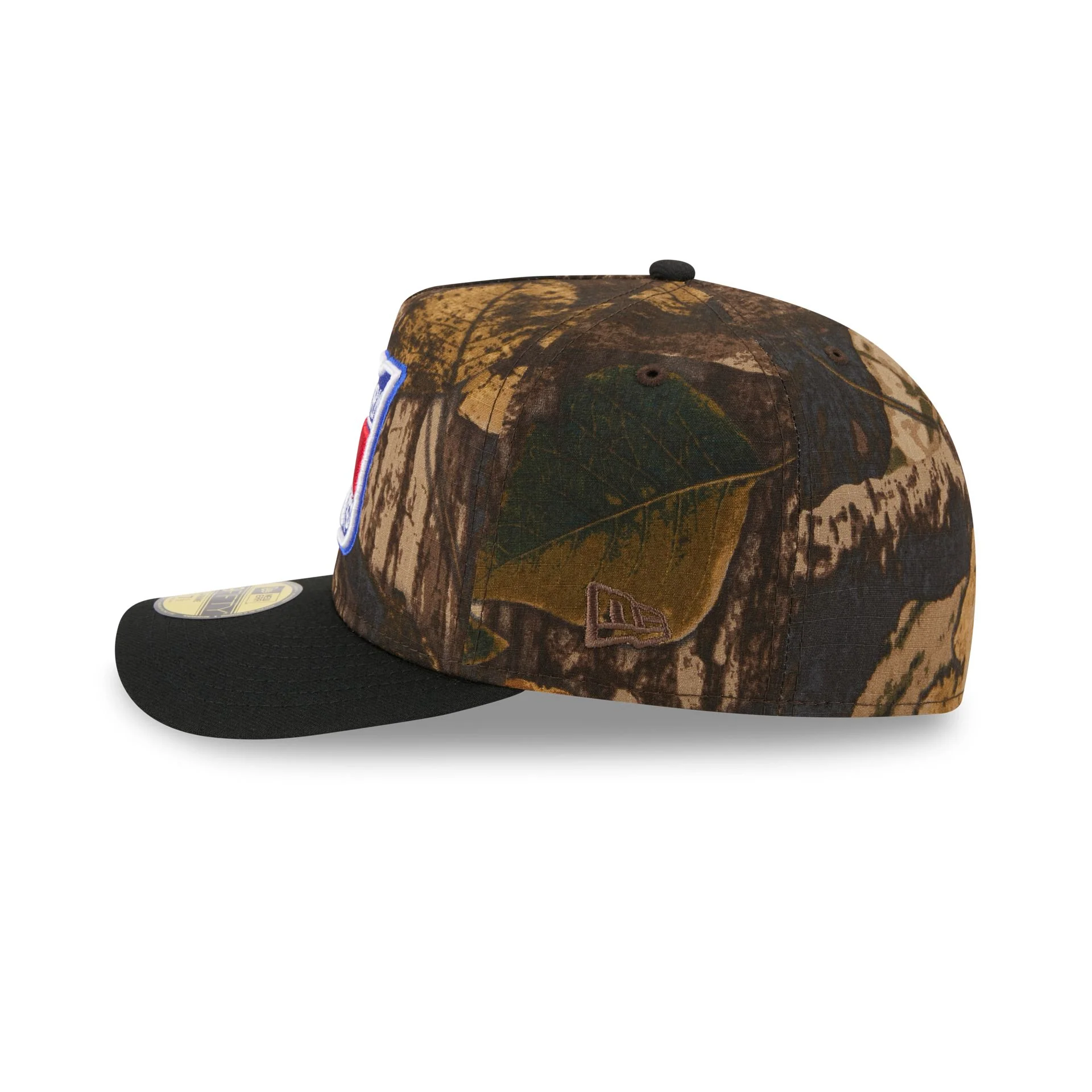 New York Rangers Ripstop Camo 59FIFTY A-Frame Fitted Hat - Image 4