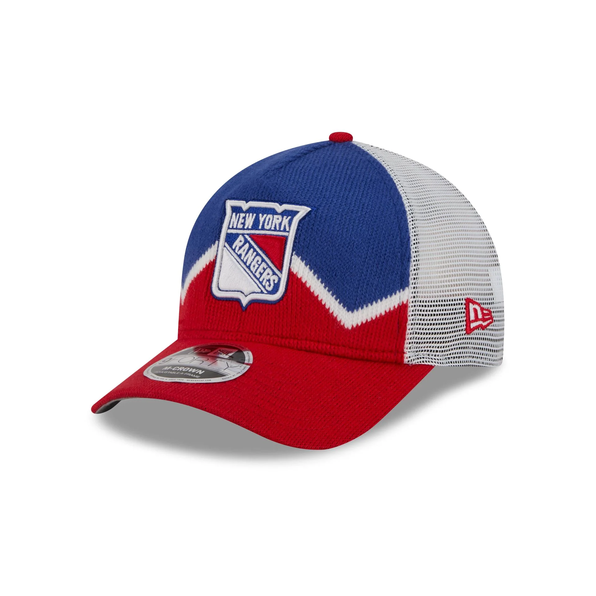 New York Rangers Sock 9FORTY M-Crown A-Frame Trucker Hat