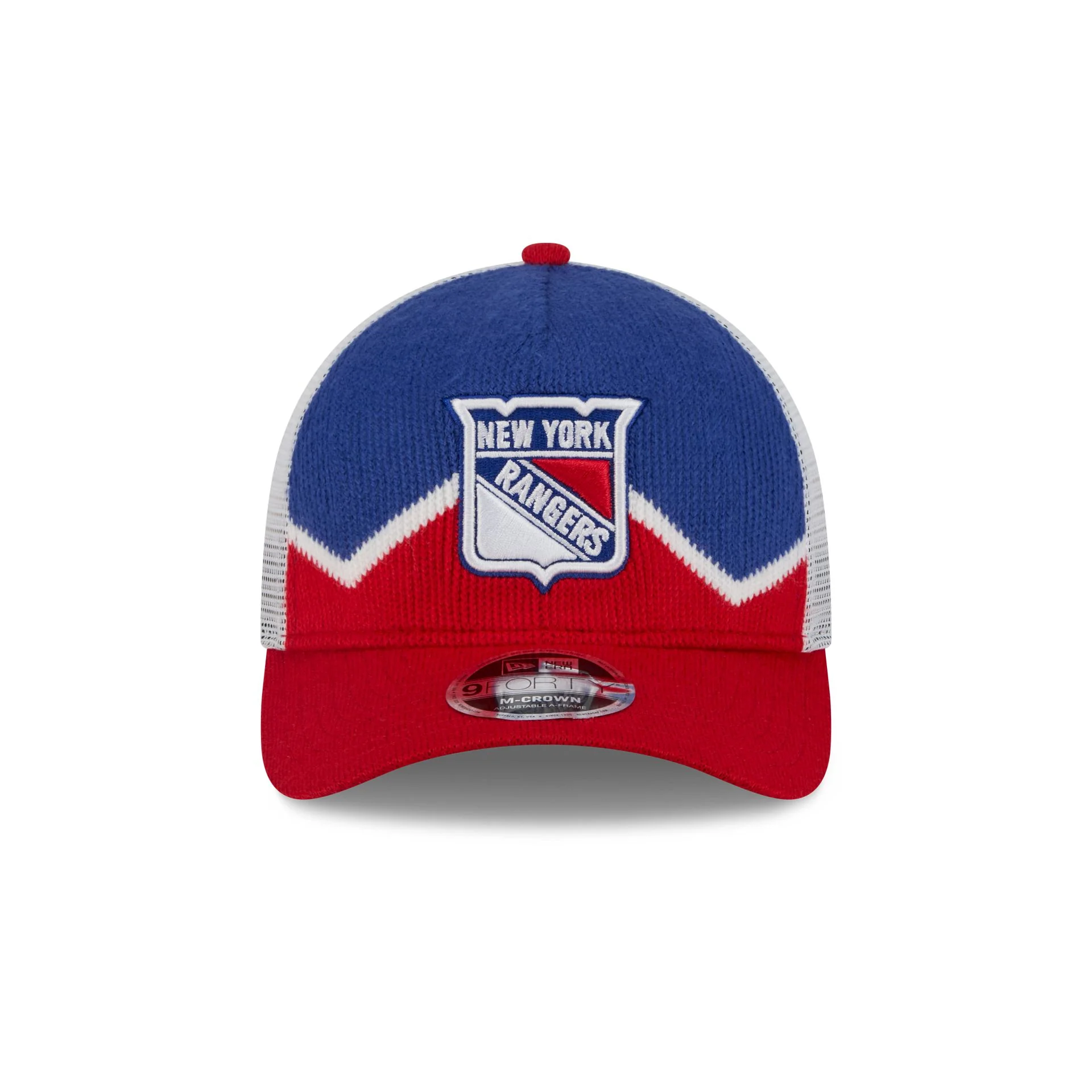 New York Rangers Sock 9FORTY M-Crown A-Frame Trucker Hat - Image 2