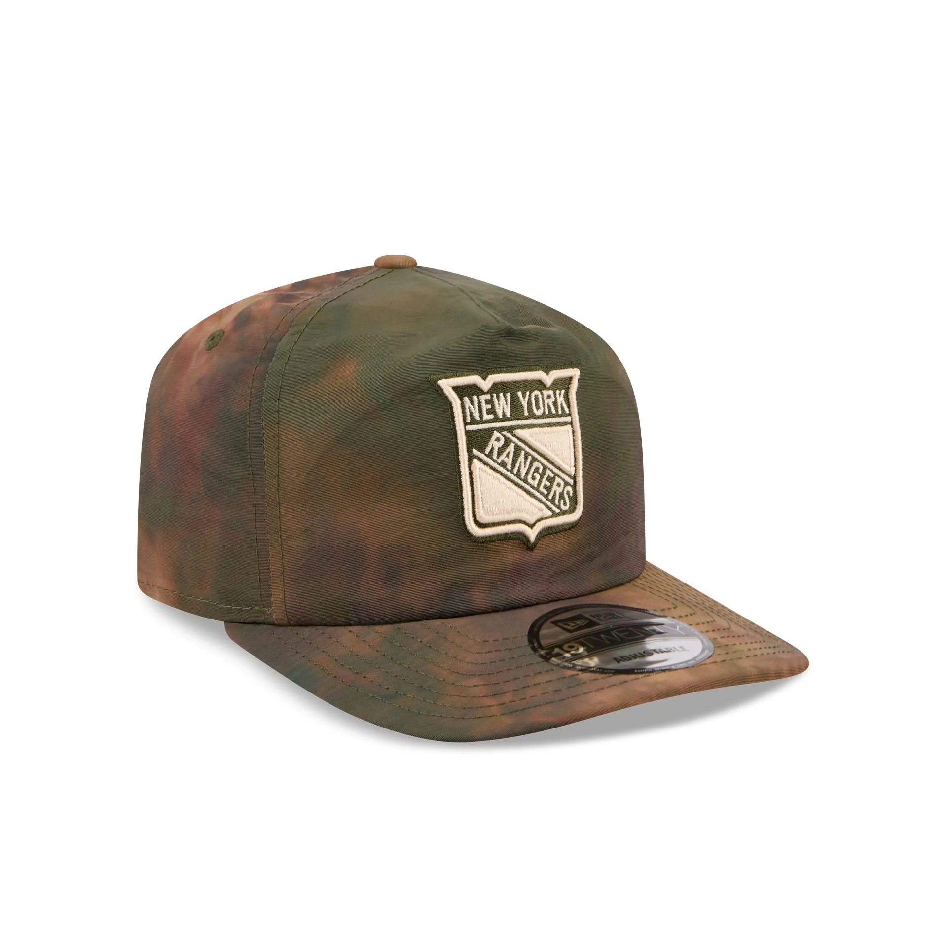New York Rangers Three Looms Nylon Wash Dye 19TWENTY Adjustable Hat - Image 3