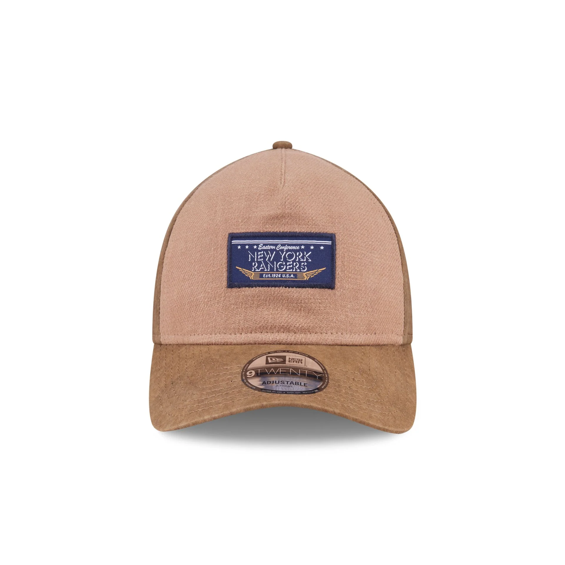 New York Rangers Utility Linen 9TWENTY A-Frame Adjustable Hat - Image 2