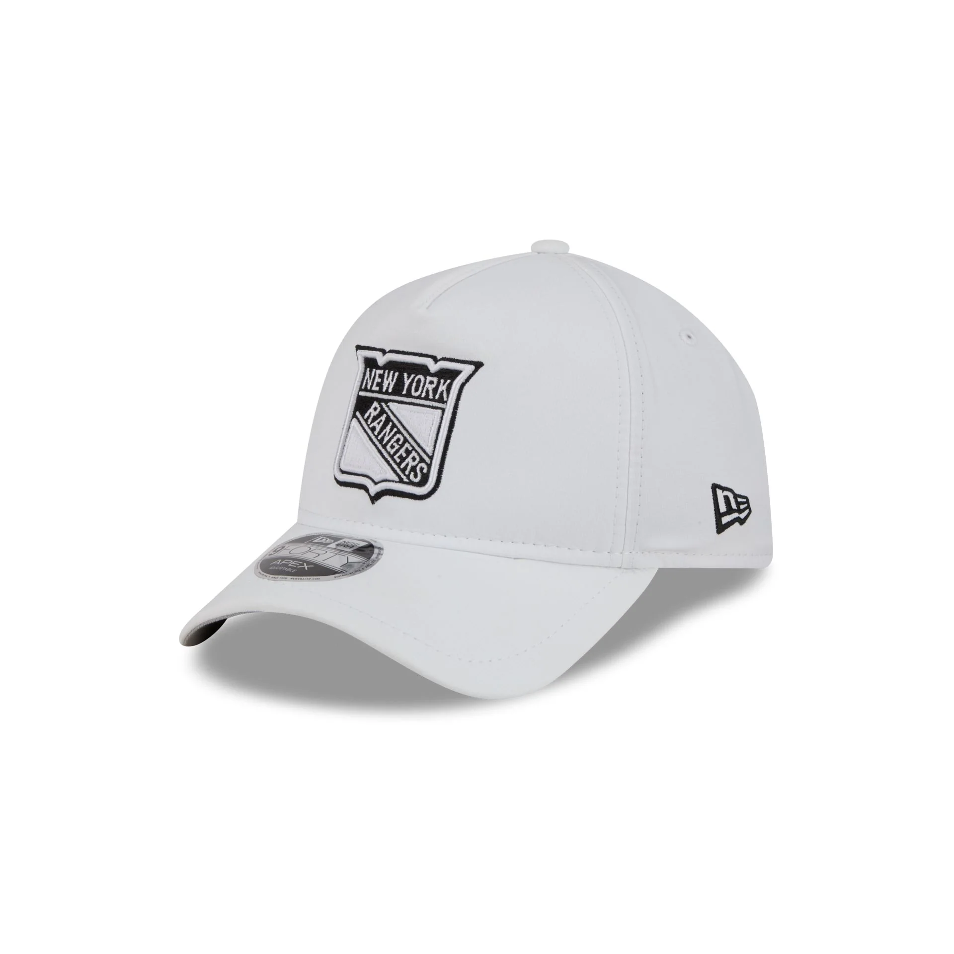 New York Rangers White 9FORTY APEX Snapback Hat