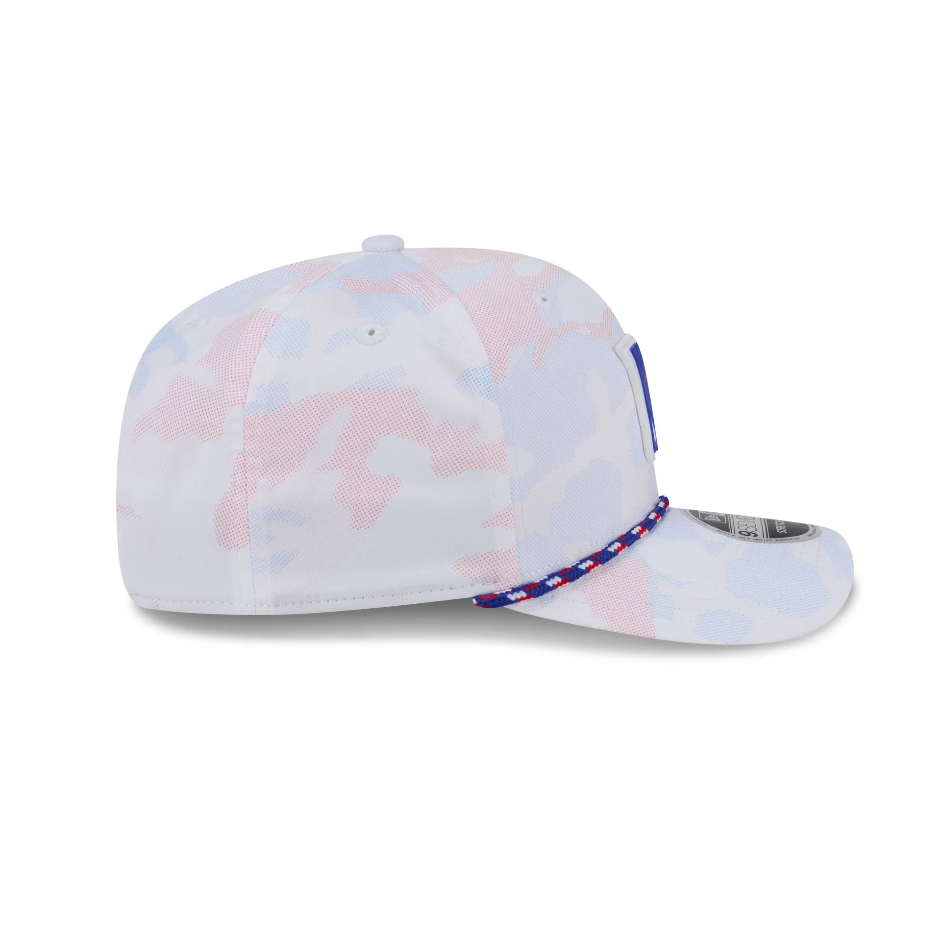 New York Rangers White Camo Performance Rope 9SEVENTY Stretch-Snap Hat - Image 5