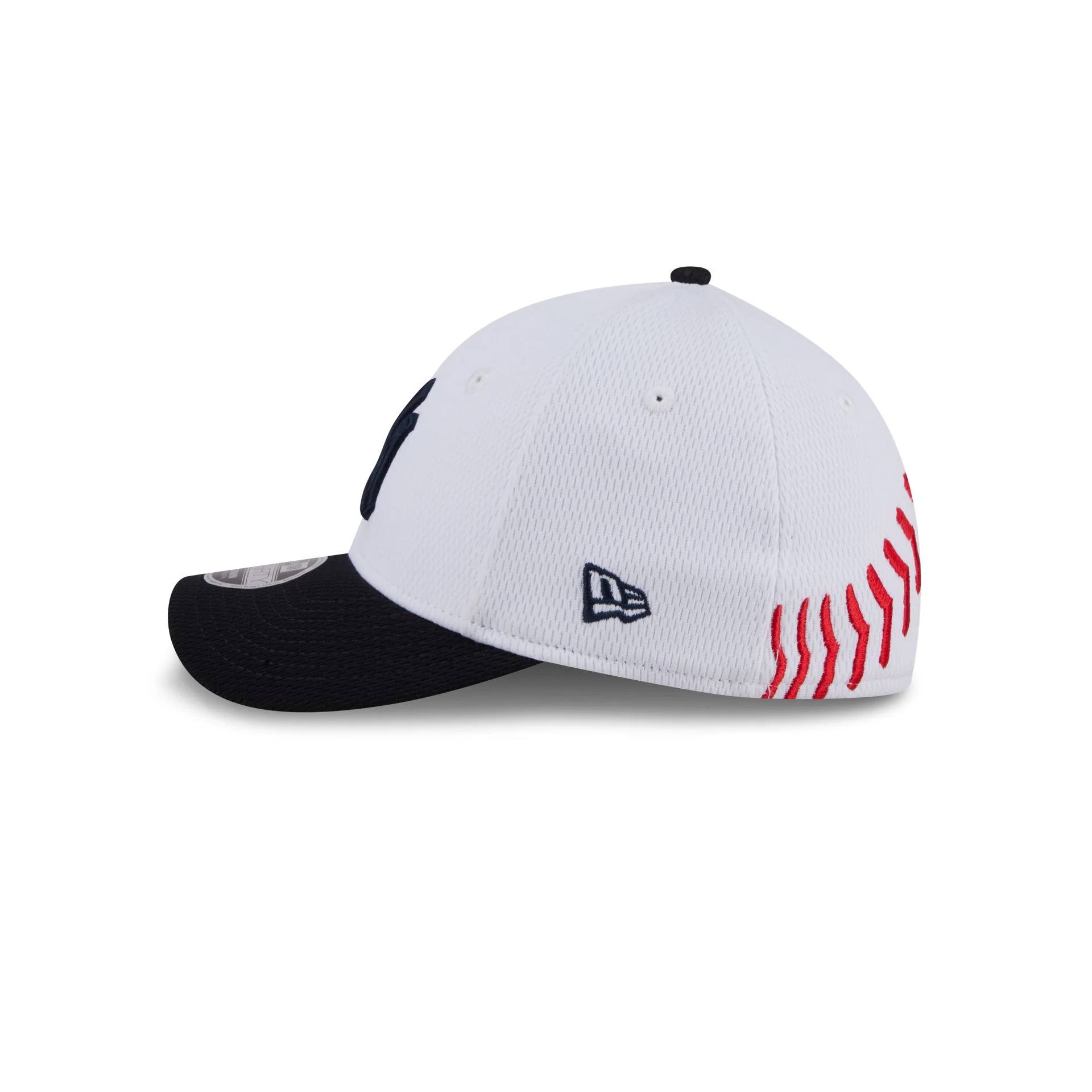 New York Yankees Baseball Stitch Kids 39THIRTY M-Crown Stretch Fit Hat - Image 4