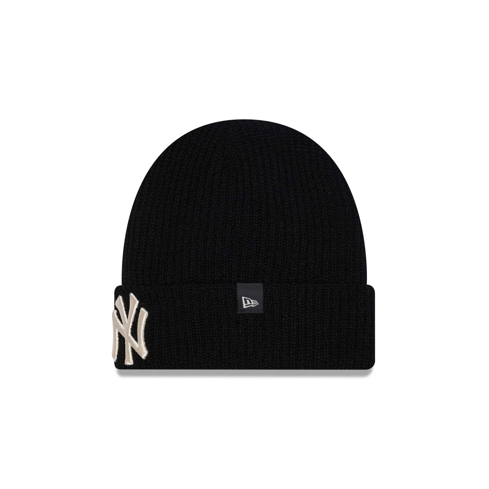 New York Yankees Cashmere Black Cuff Knit Hat - Image 2