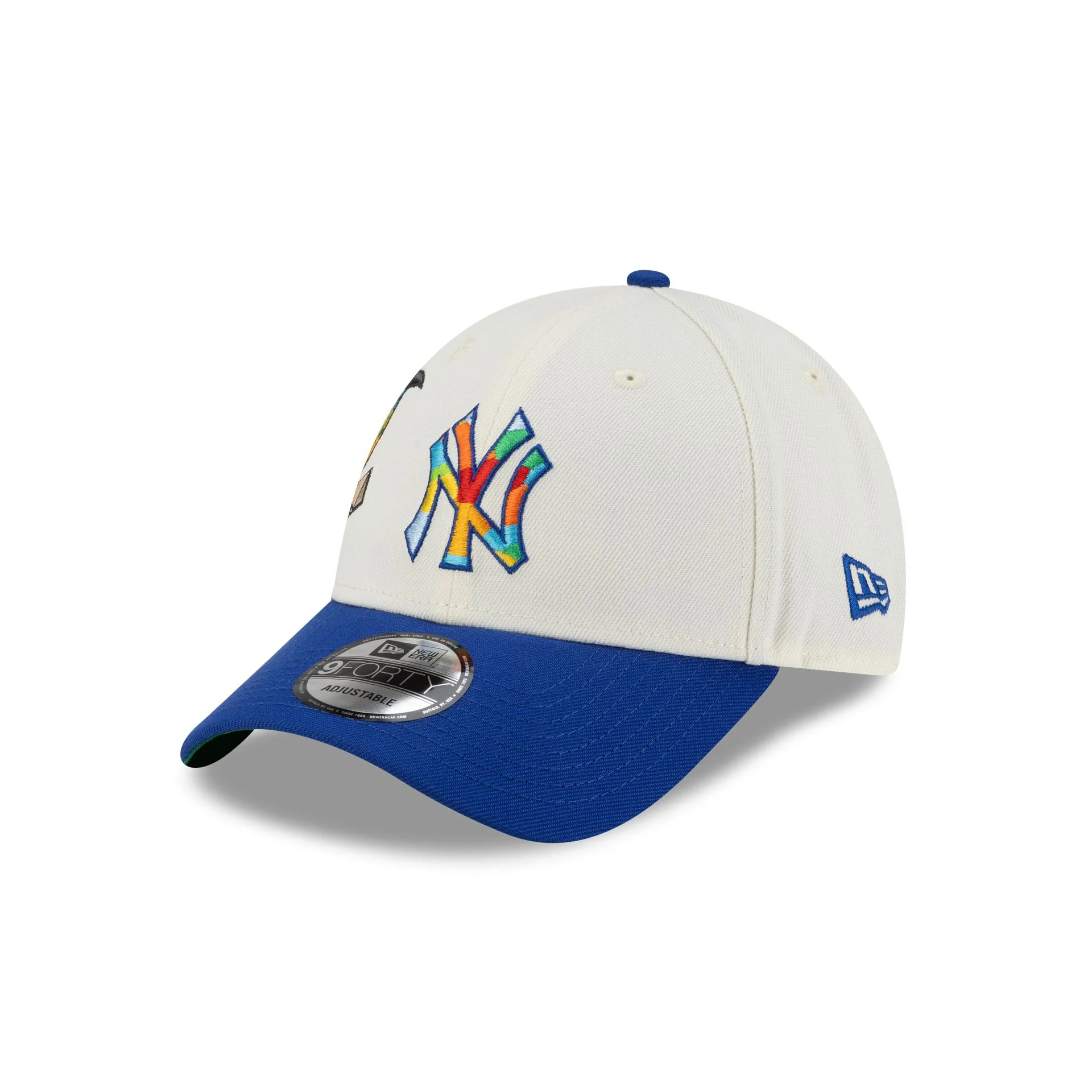 New York Yankees El Salvador City Elements 9FORTY Snapback Hat - Image 3