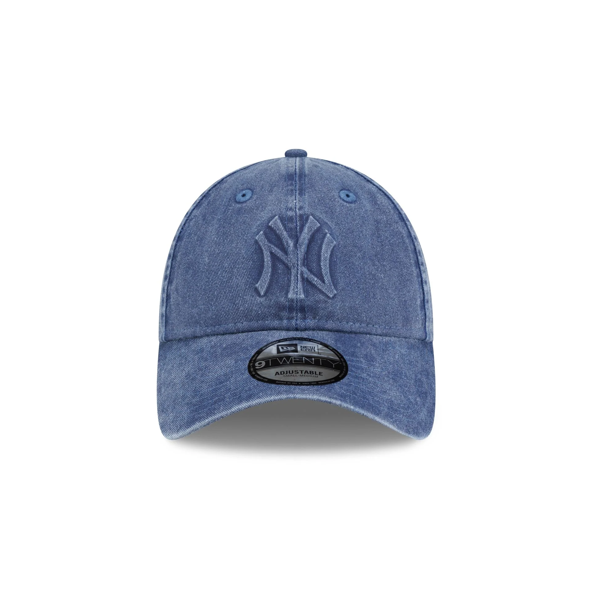 New York Yankees Embossed Logo Navy 9TWENTY Adjustable Hat - Image 2
