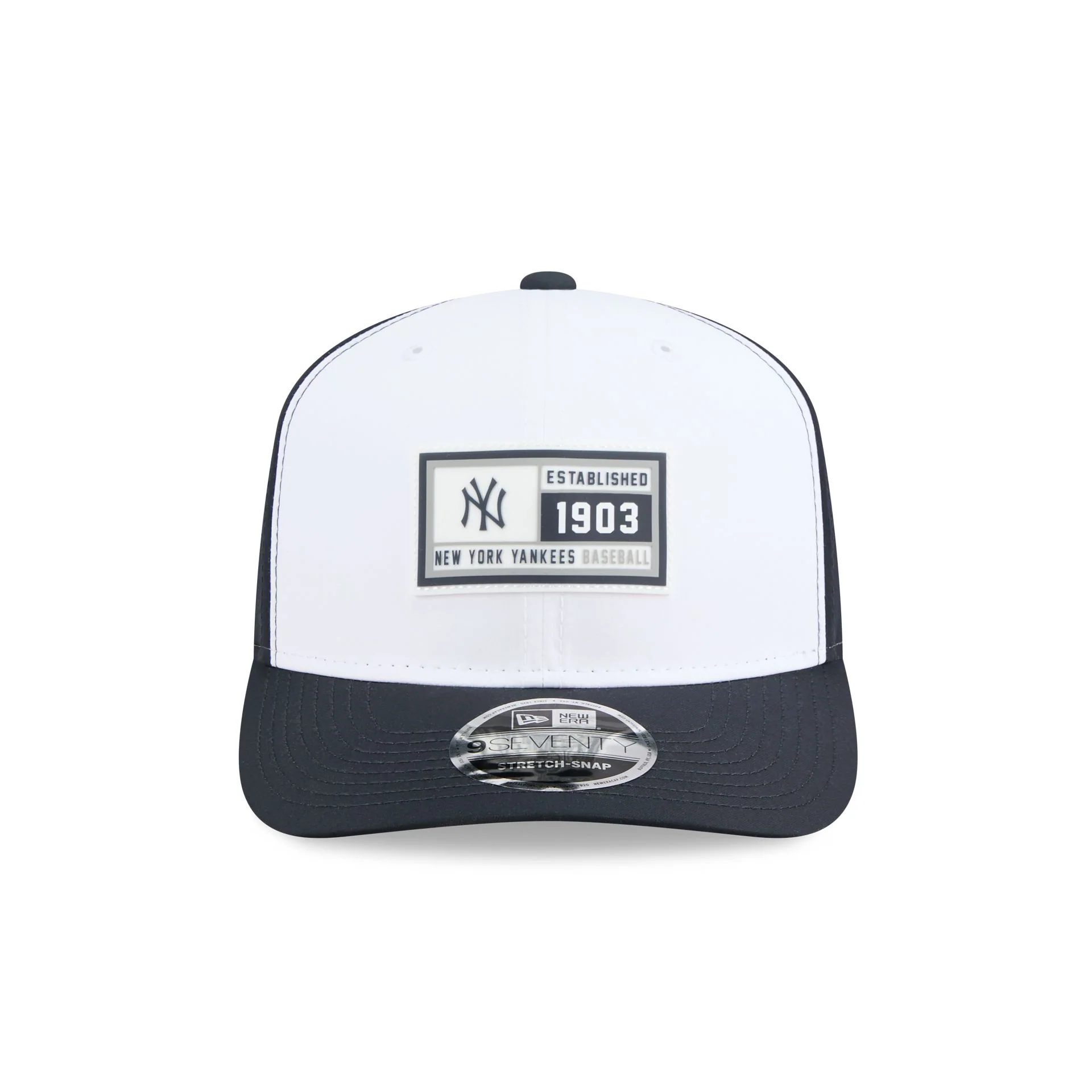 New York Yankees Est. Patch 9SEVENTY Stretch-Snap Hat - Image 2