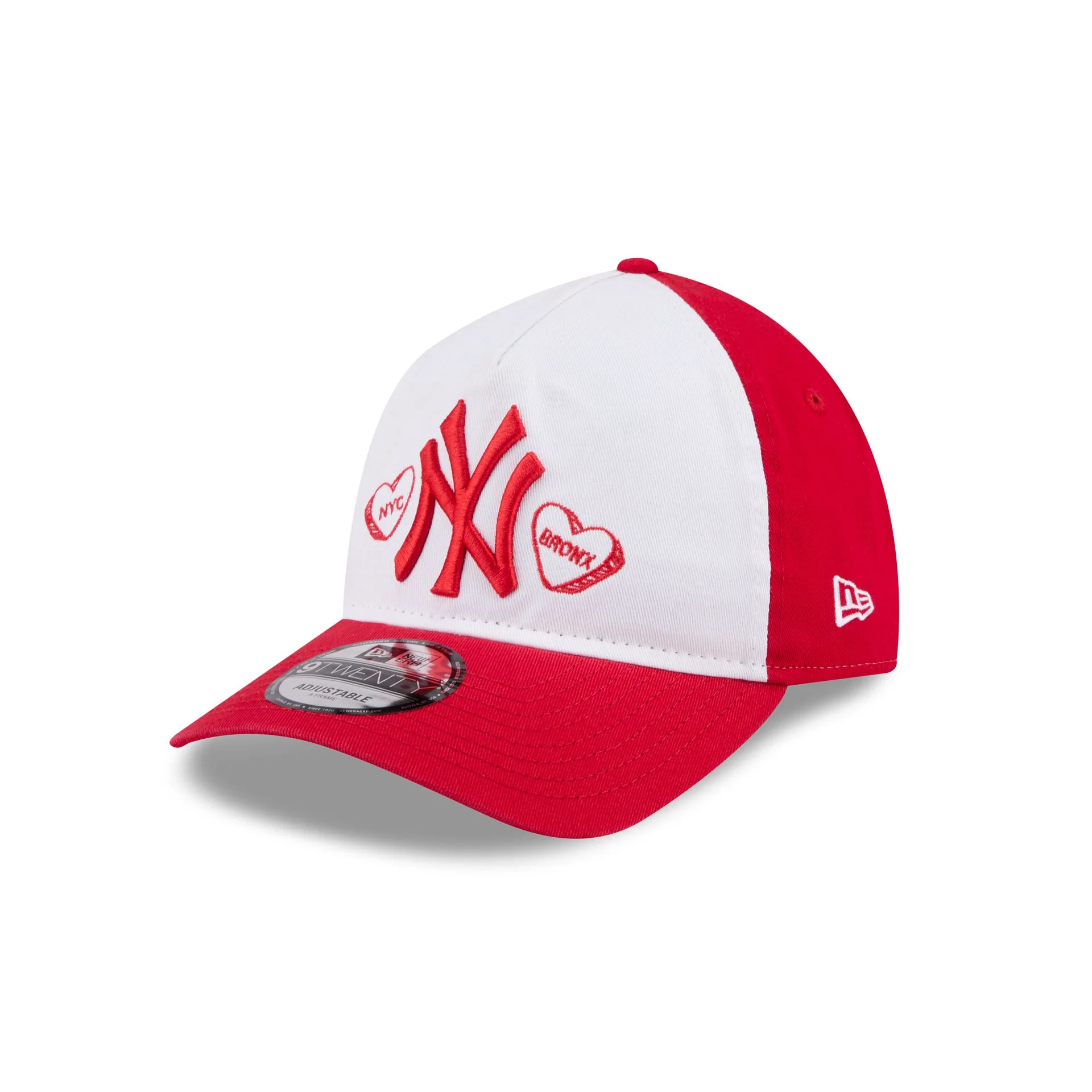 New York Yankees Heart 9TWENTY A-Frame Adjustable Hat