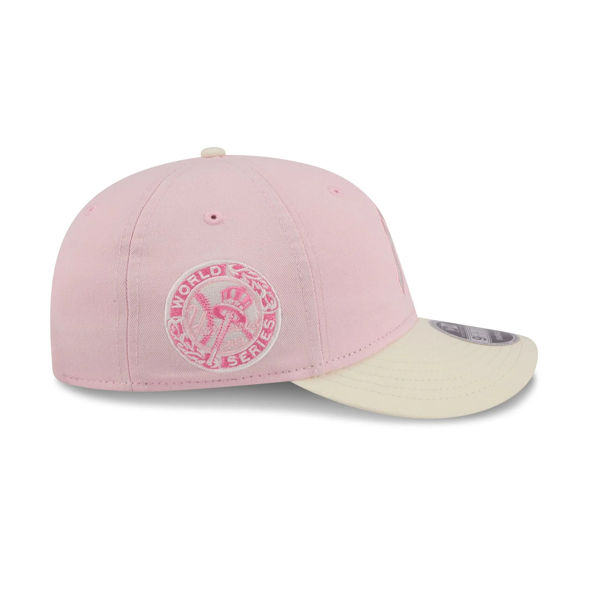 New York Yankees Light Pink Retro Crown 9FIFTY Snapback Hat - Image 4