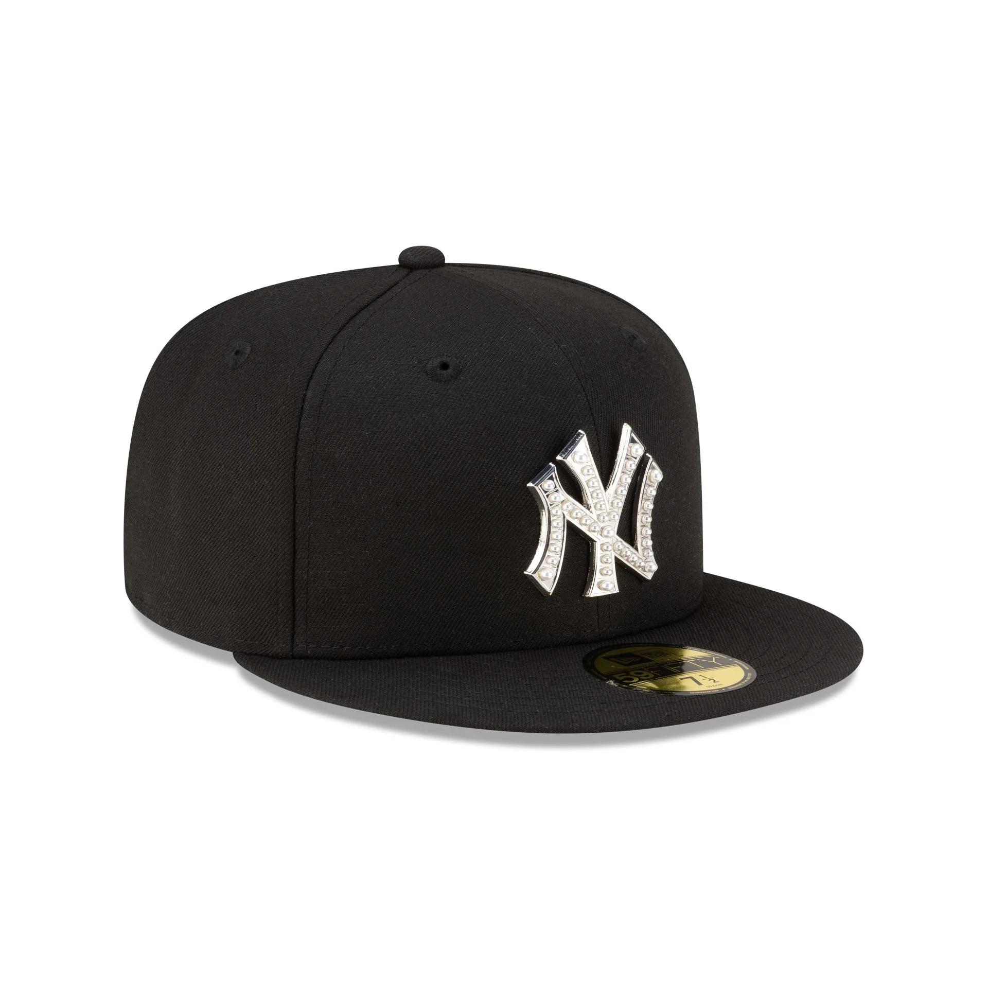 New York Yankees Pearl Logo 59FIFTY Fitted Hat - Image 3