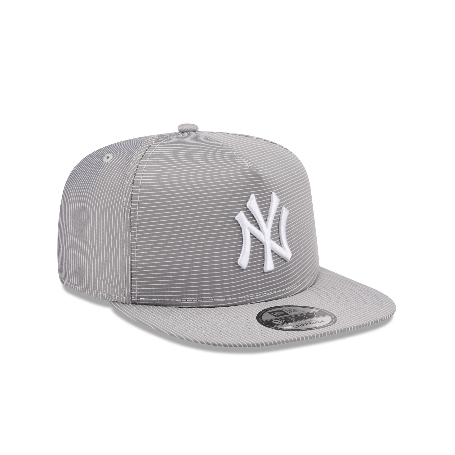 New York Yankees Pinstripe Ripstop 9FIFTY A-Frame Snapback Hat - Image 3