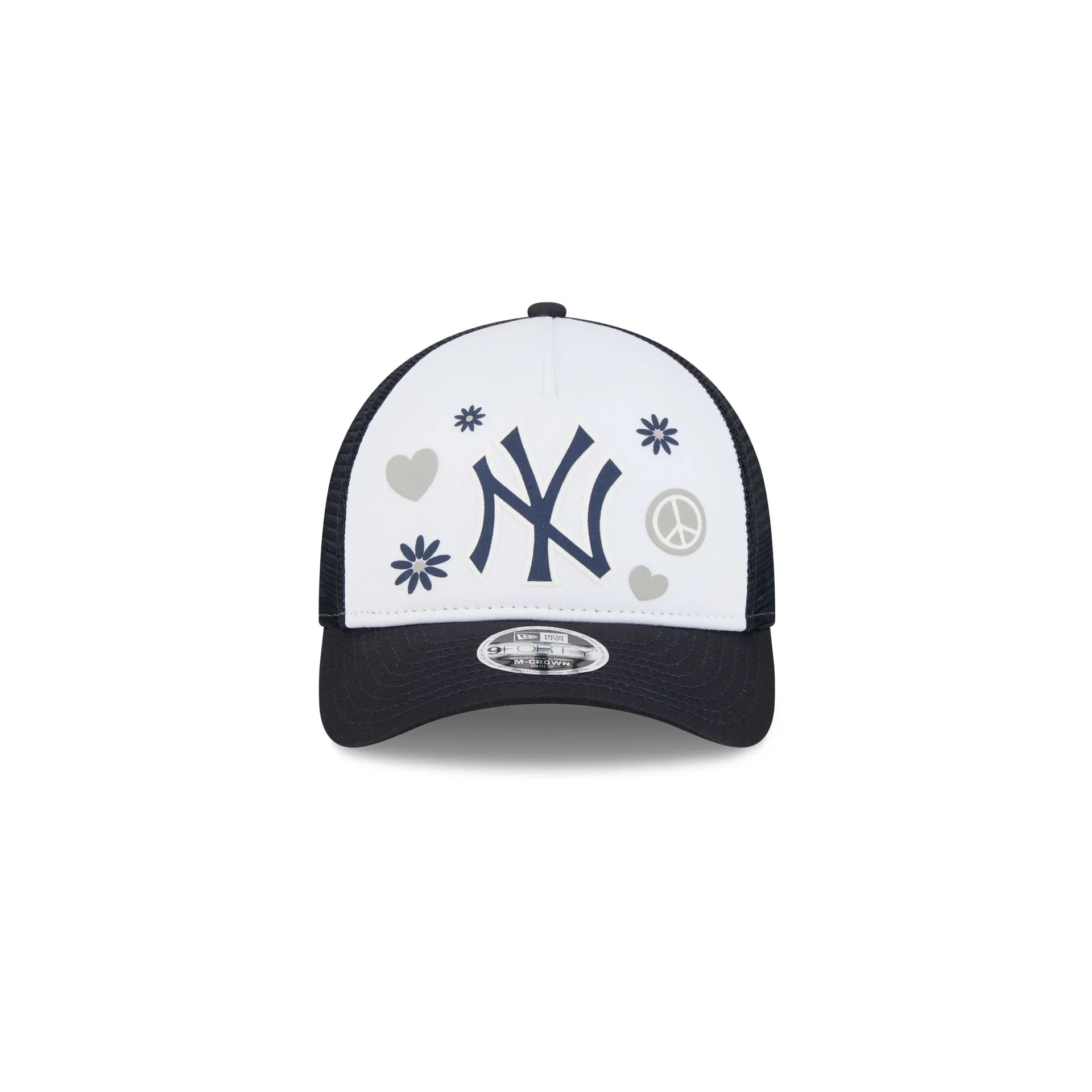New York Yankees Play Kids 9FORTY M-Crown A-Frame Trucker Hat - Image 2