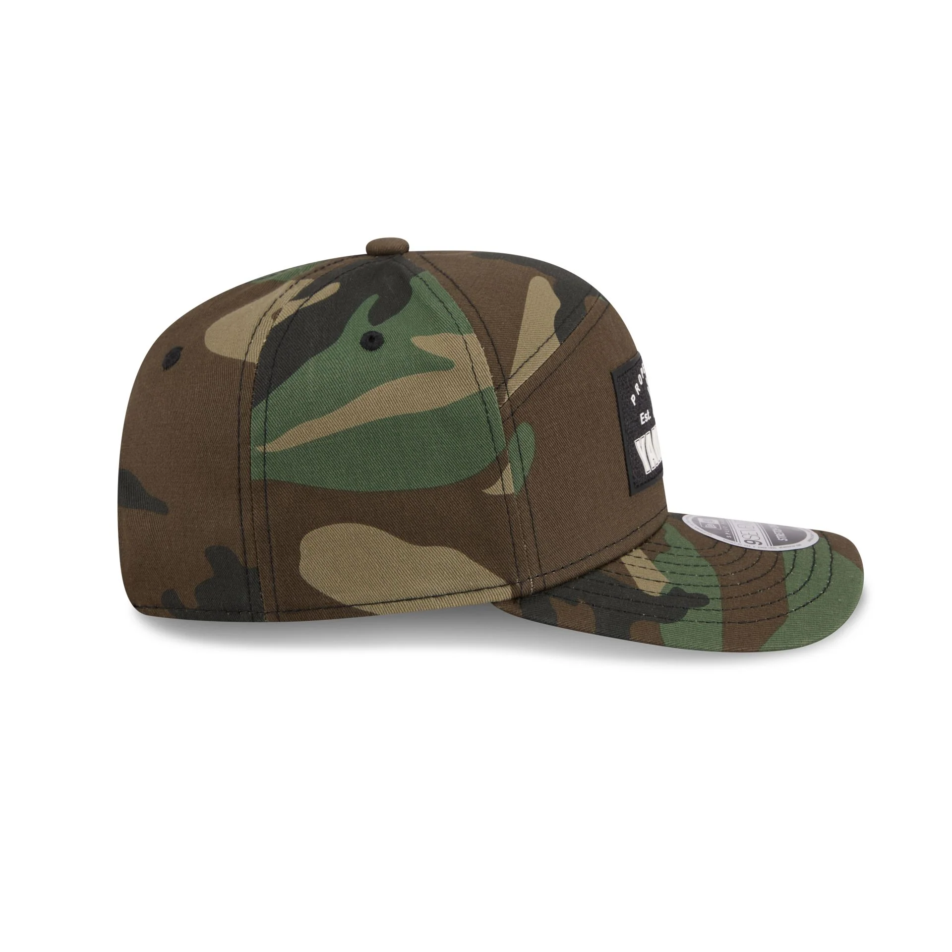New York Yankees Property of Patch Camo Split Panel 9SEVENTY Stretch-Snap Hat - Image 5
