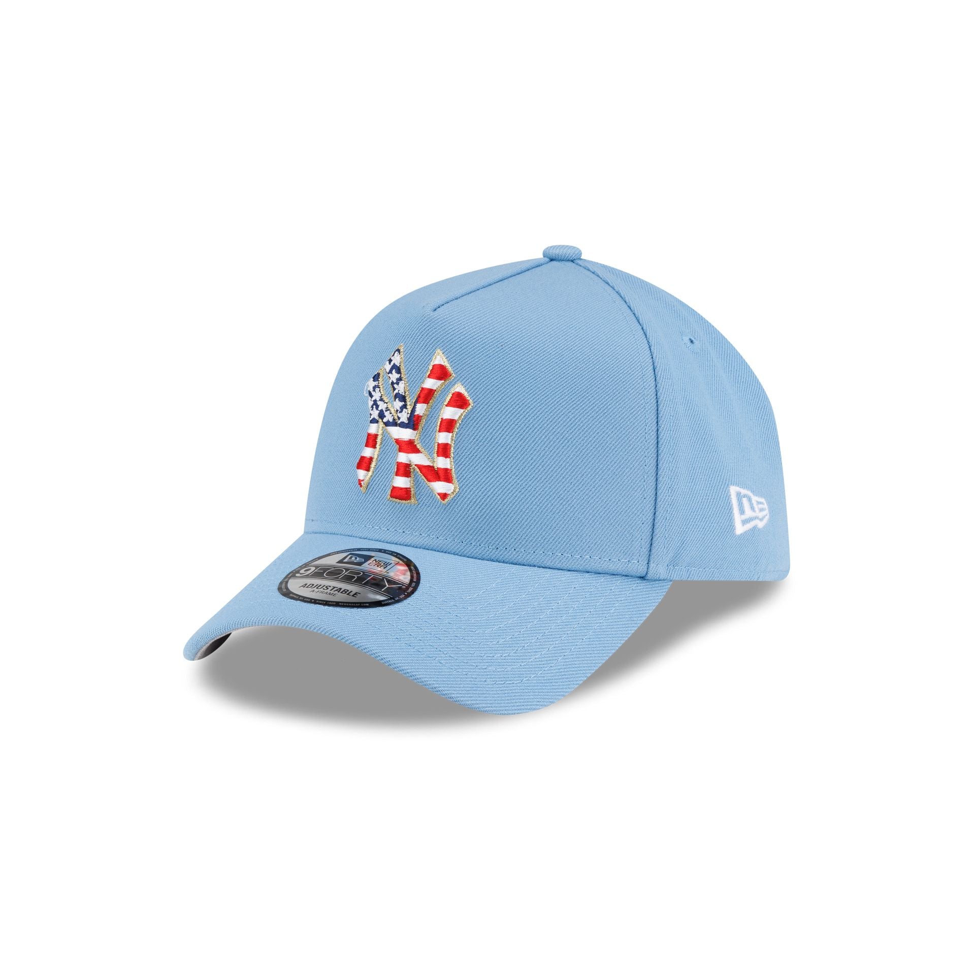 New York Yankees Red, White & Blue 9FORTY A-Frame Snapback Hat - Image 3