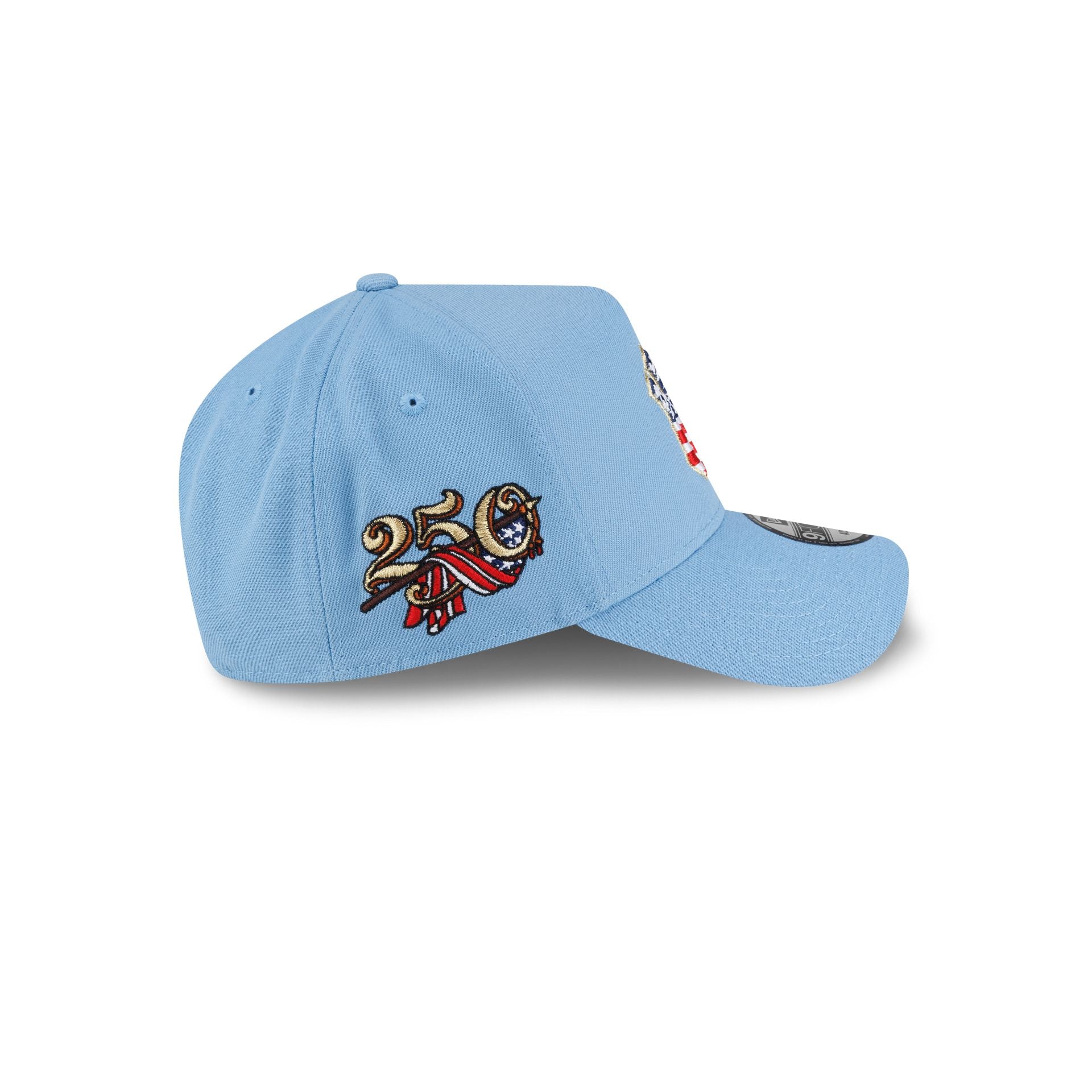 New York Yankees Red, White & Blue 9FORTY A-Frame Snapback Hat - Image 4