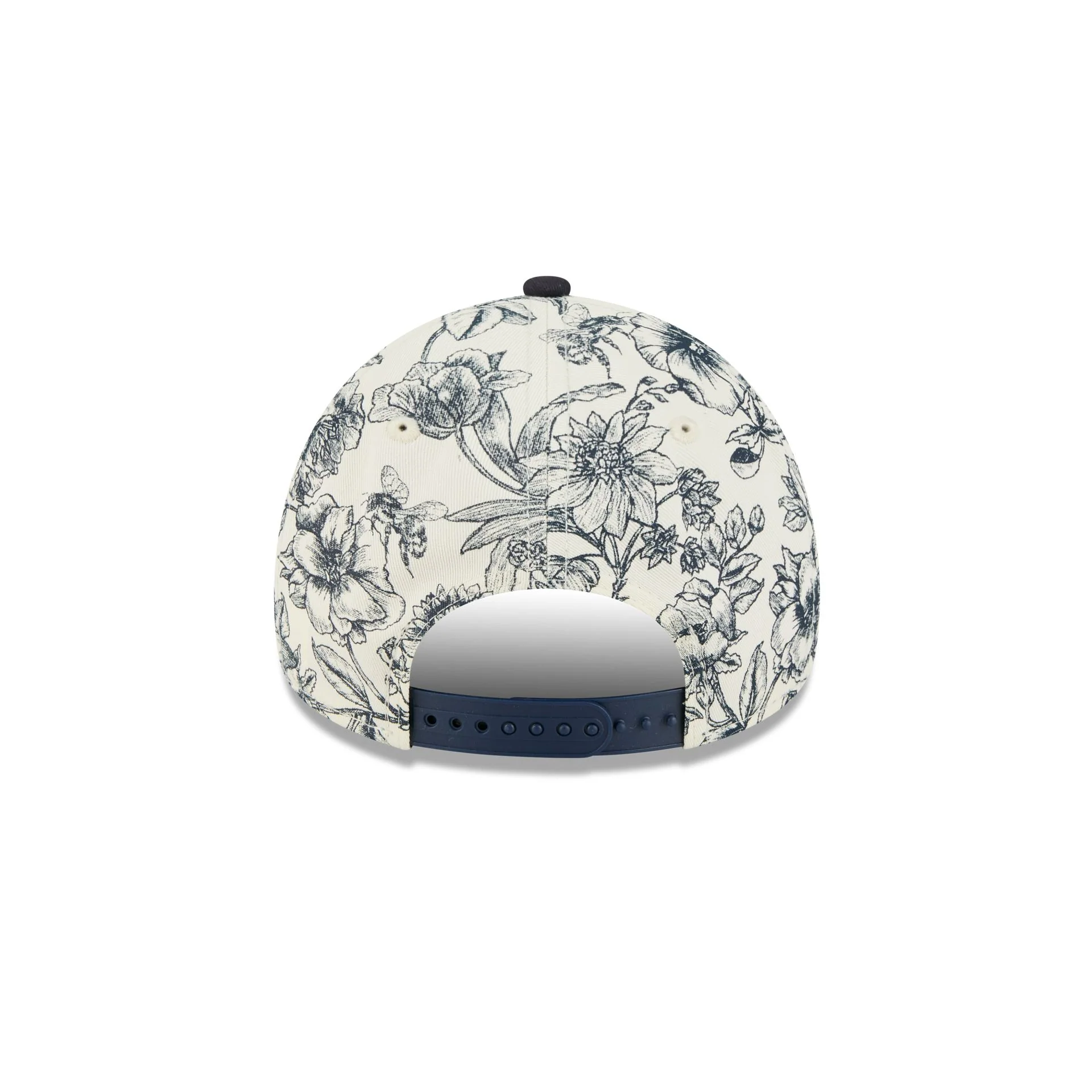 New York Yankees Spring Floral Navy 9FORTY A-Frame Snapback Hat - Image 6