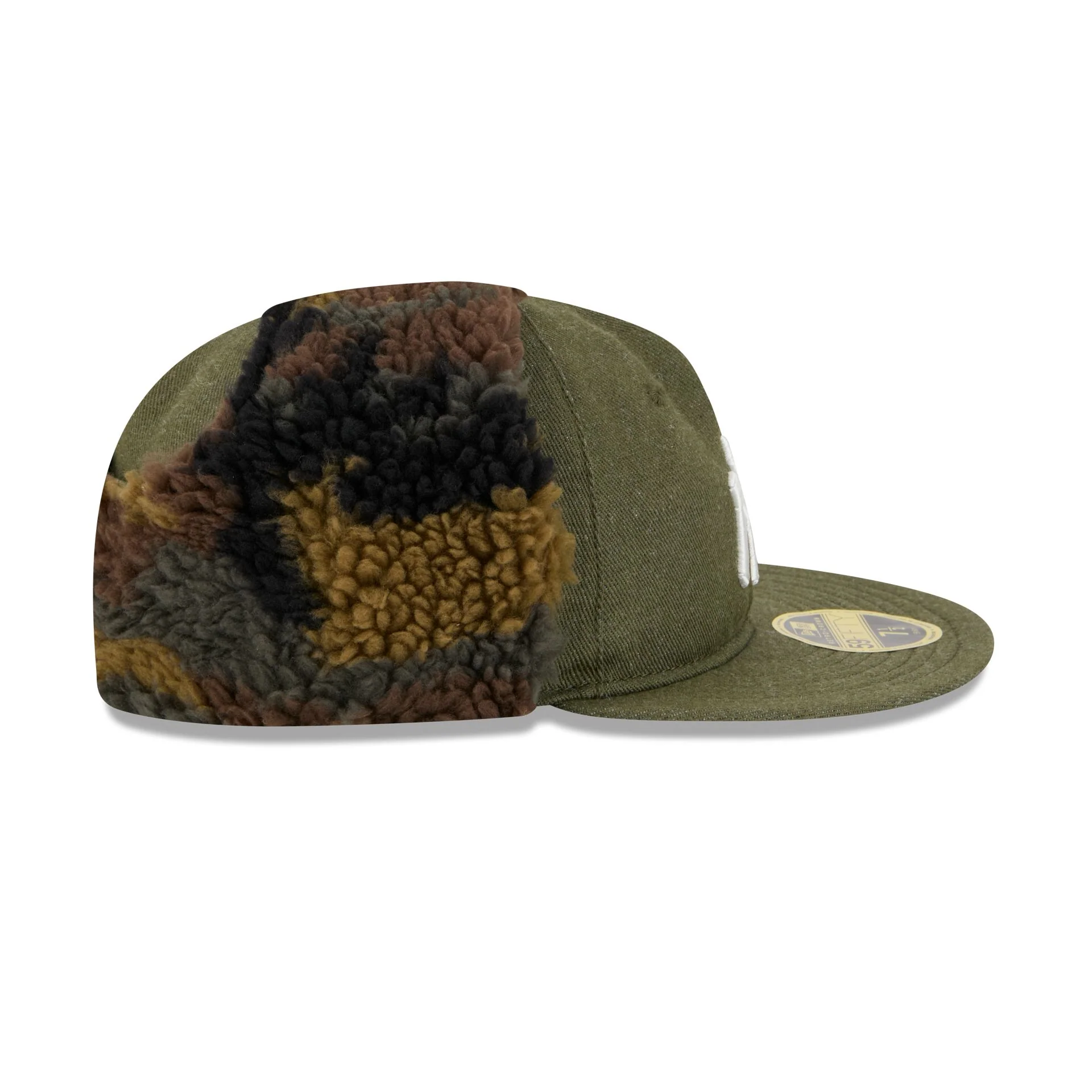 New York Yankees Three Looms Cotton Twill Camo Retro Crown Dog Ear 59FIFTY Fitted Hat - Image 5