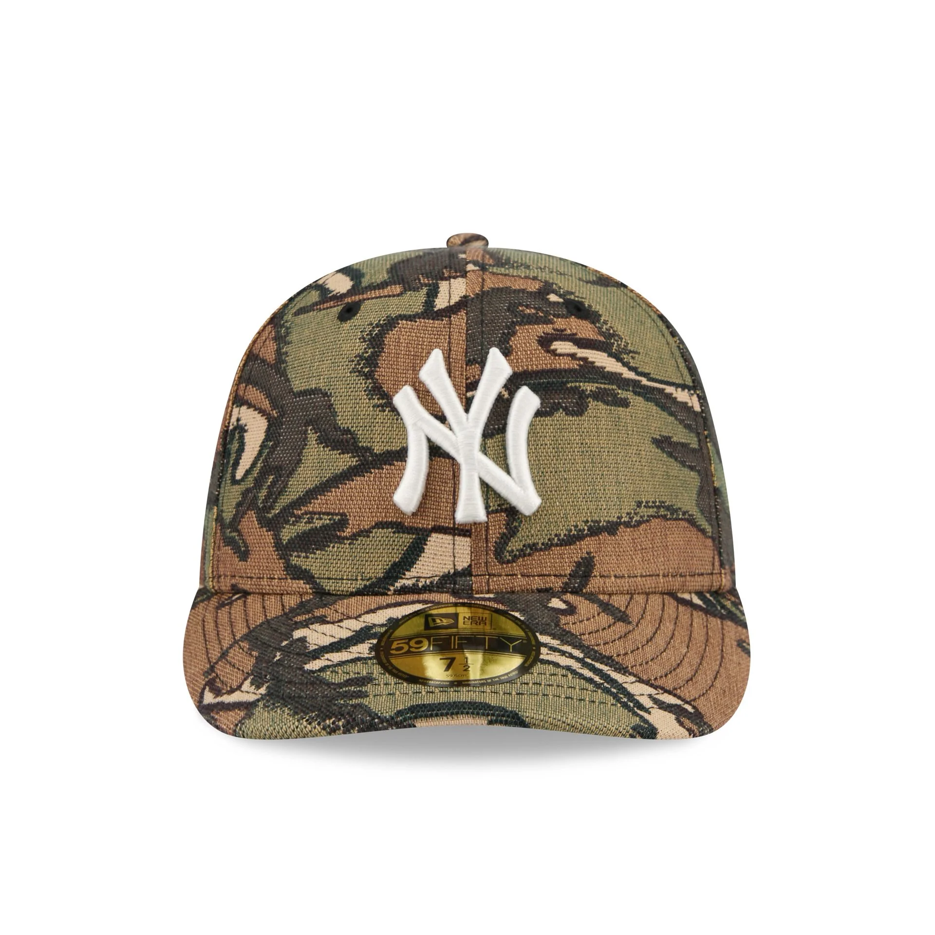 New York Yankees Three Looms Jacquard Camo 59FIFTY Fitted Hat - Image 2