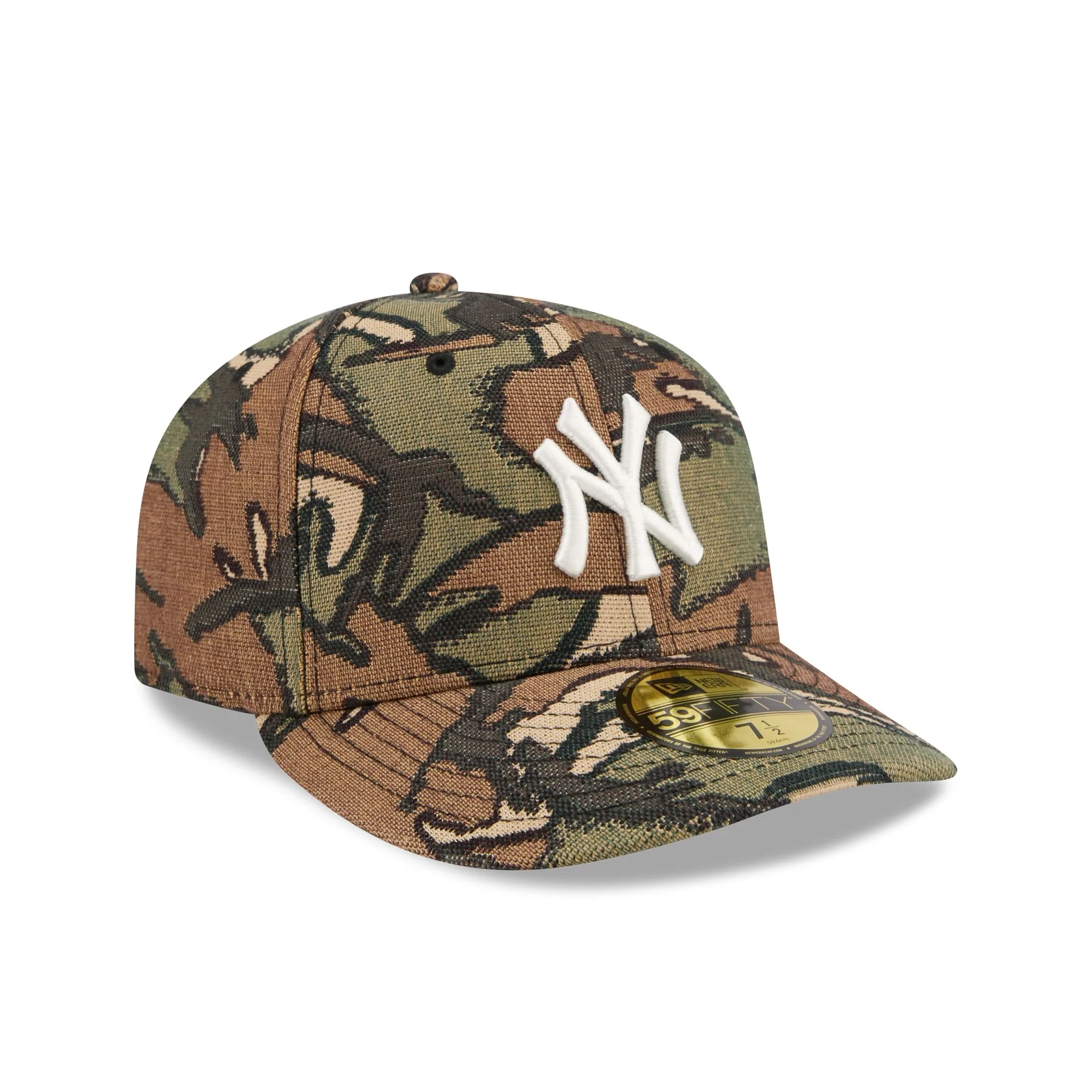 New York Yankees Three Looms Jacquard Camo 59FIFTY Fitted Hat - Image 3