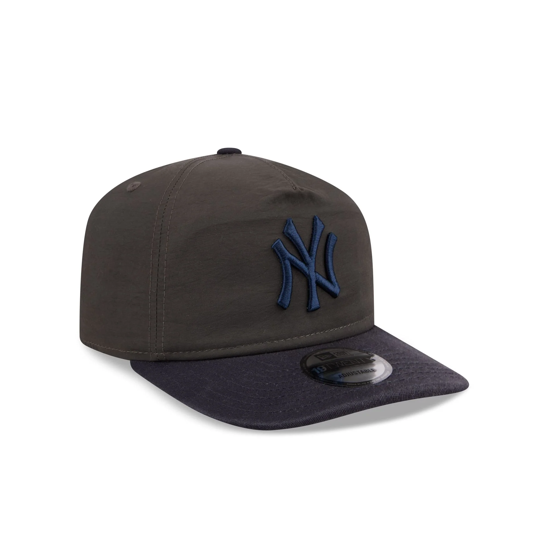 New York Yankees Three Looms Nylon Black 19TWENTY Adjustable Hat - Image 3