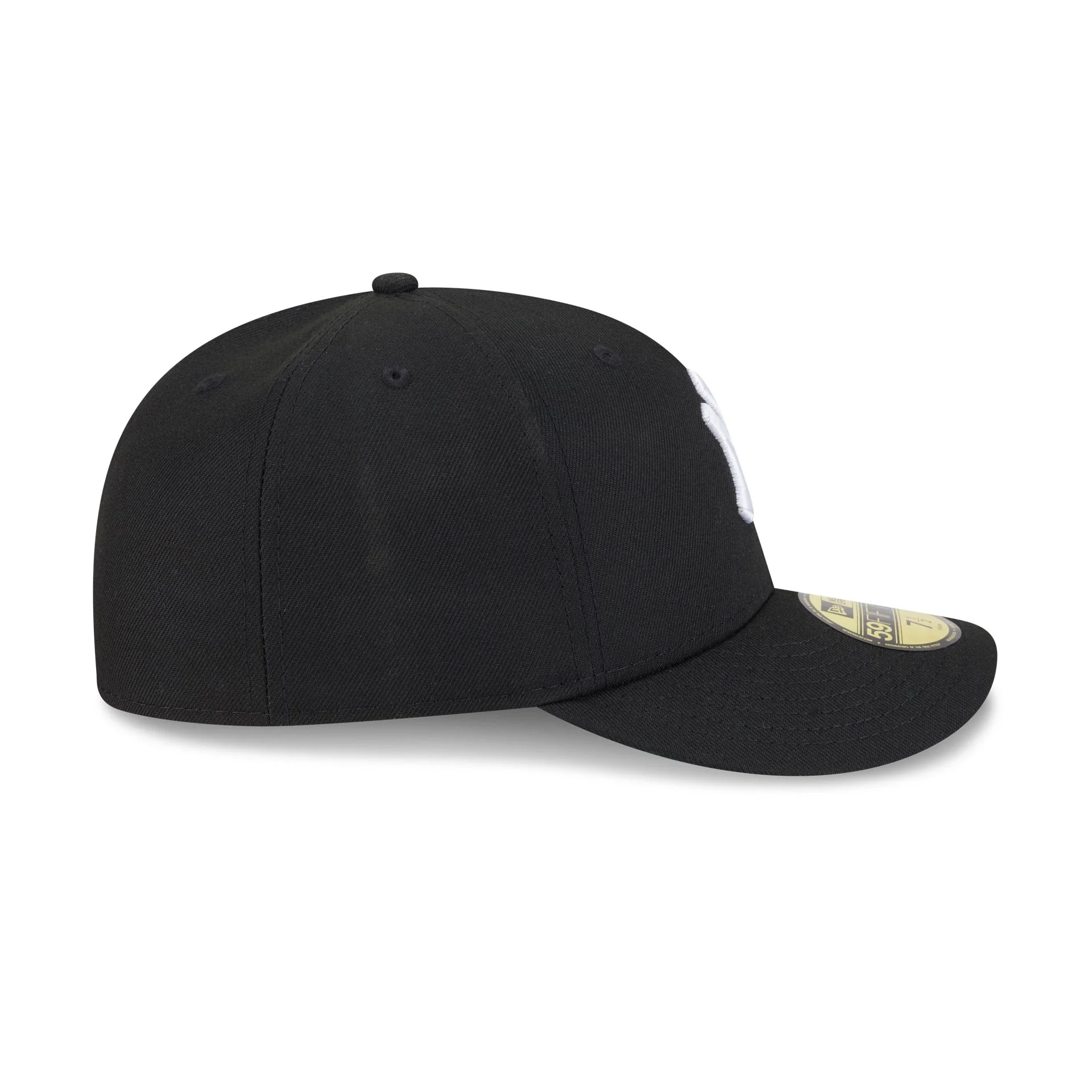 New York Yankees Tonal Florals Black 59FIFTY Fitted Hat - Image 5