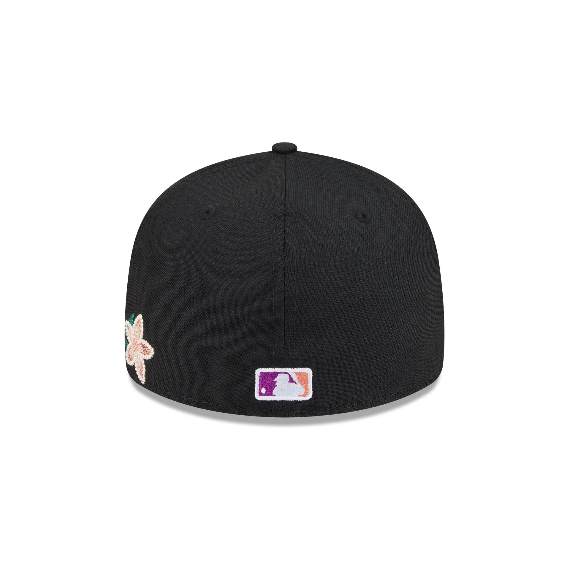 New York Yankees Tonal Florals Black 59FIFTY Fitted Hat - Image 6
