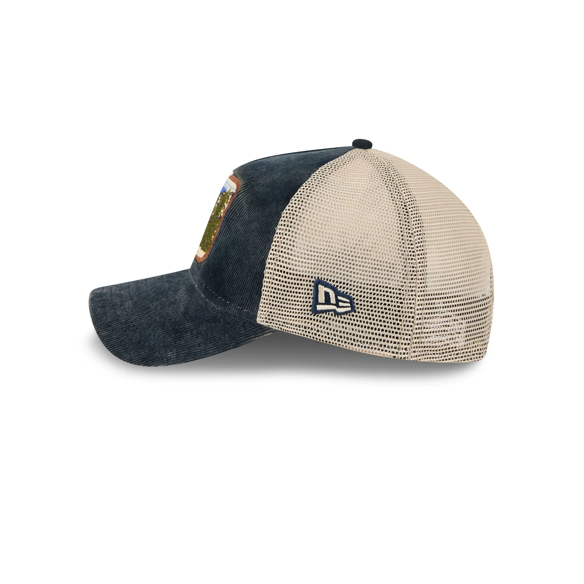 New York Yankees Vintage Landscape 9TWENTY A-Frame Trucker Hat - Image 5