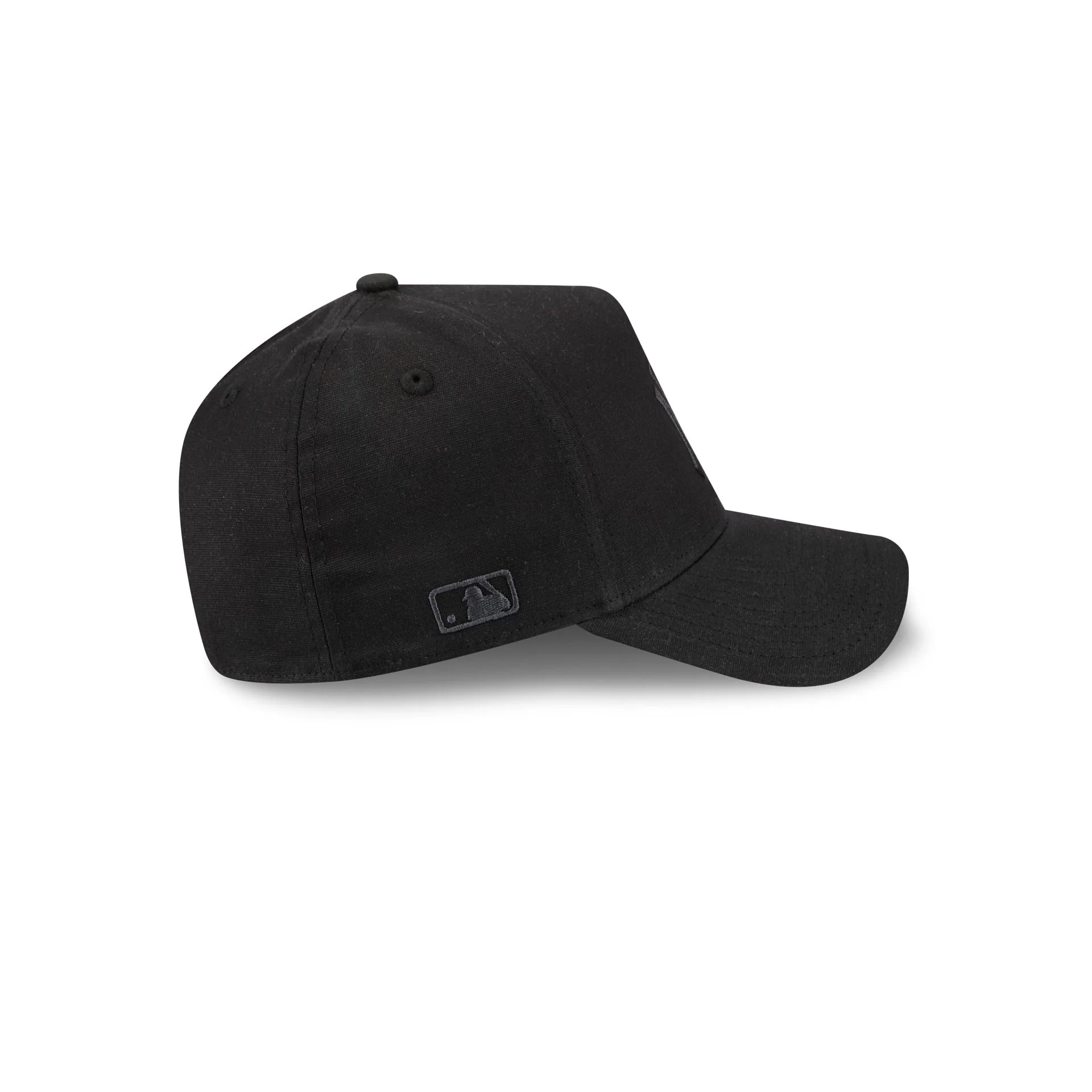 New York Yankees Waxed Canvas Black 59FORTY A-Frame Fitted Hat - Image 4