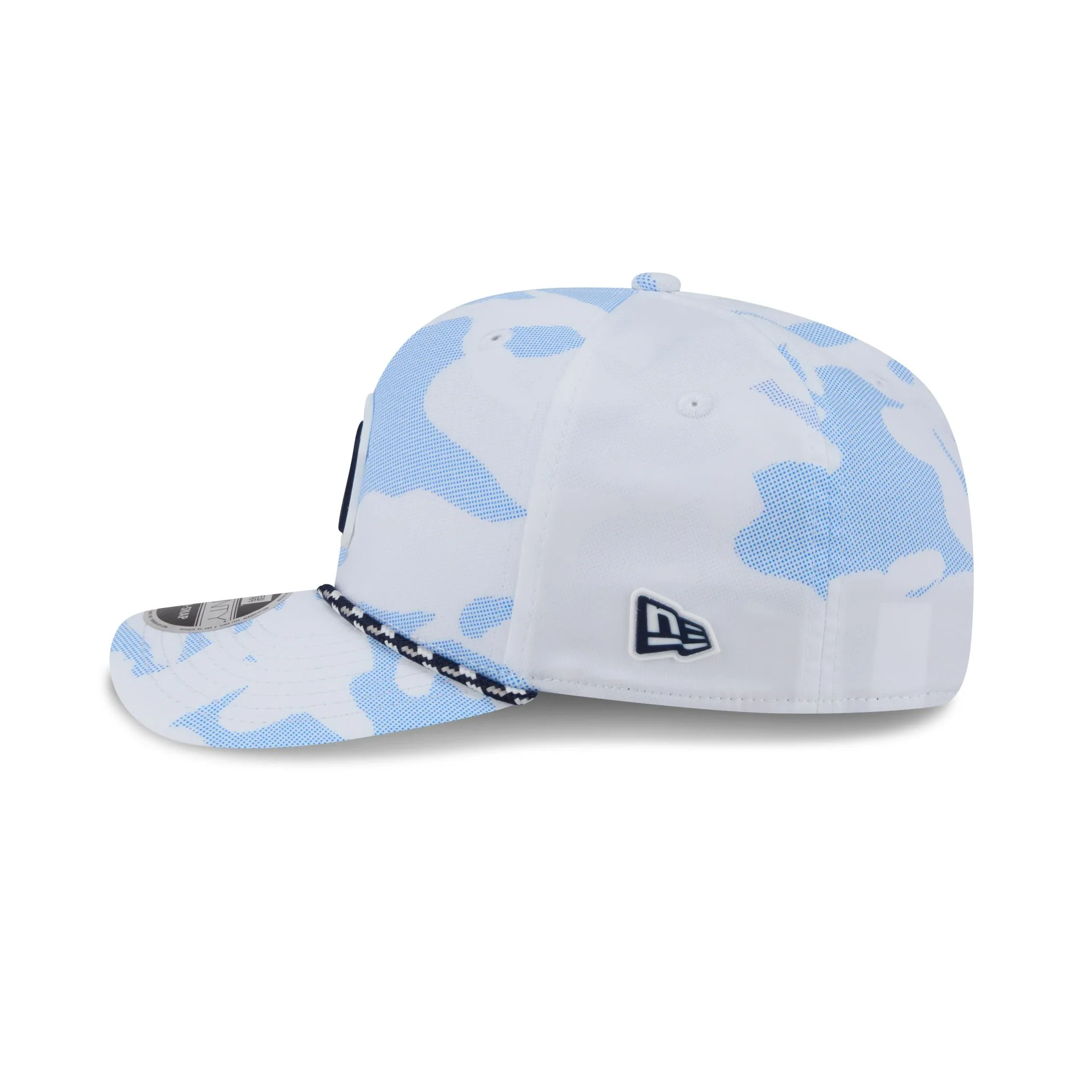 New York Yankees White Camo Performance Rope 9SEVENTY Stretch-Snap Hat - Image 4