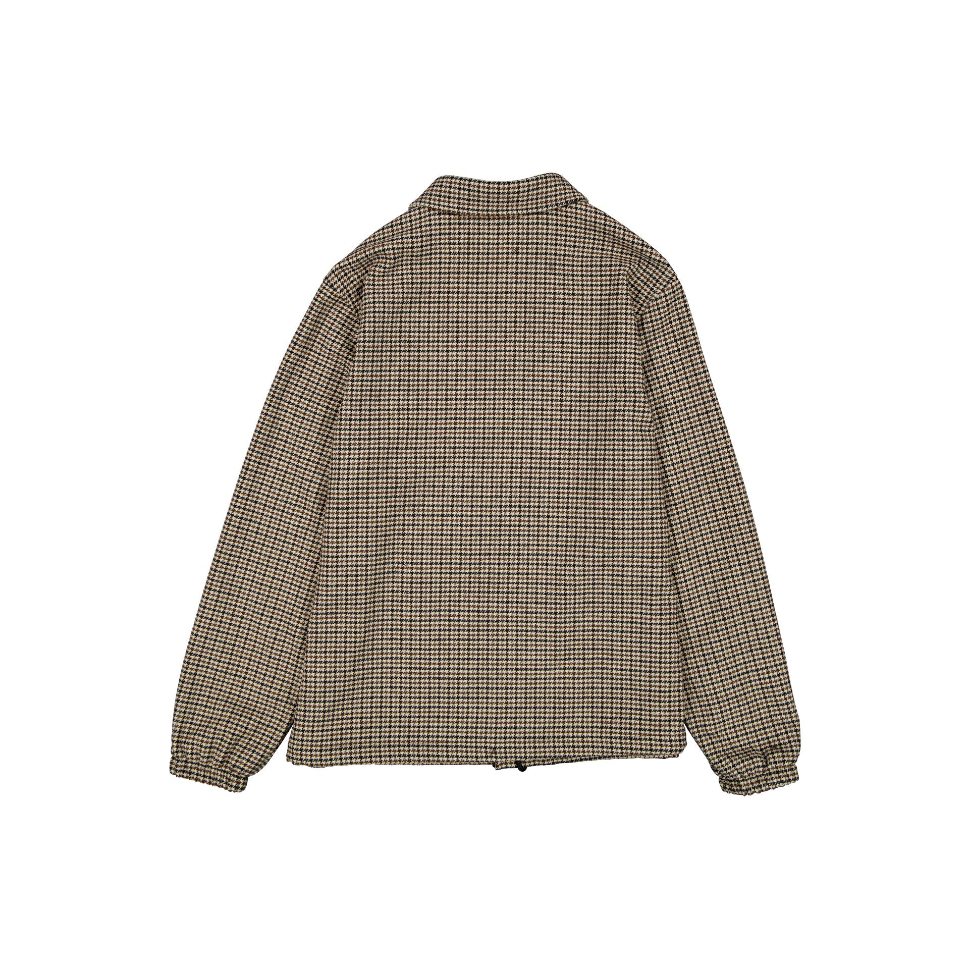 New York Yankees Wool Check Coaches Jacket - Image 2