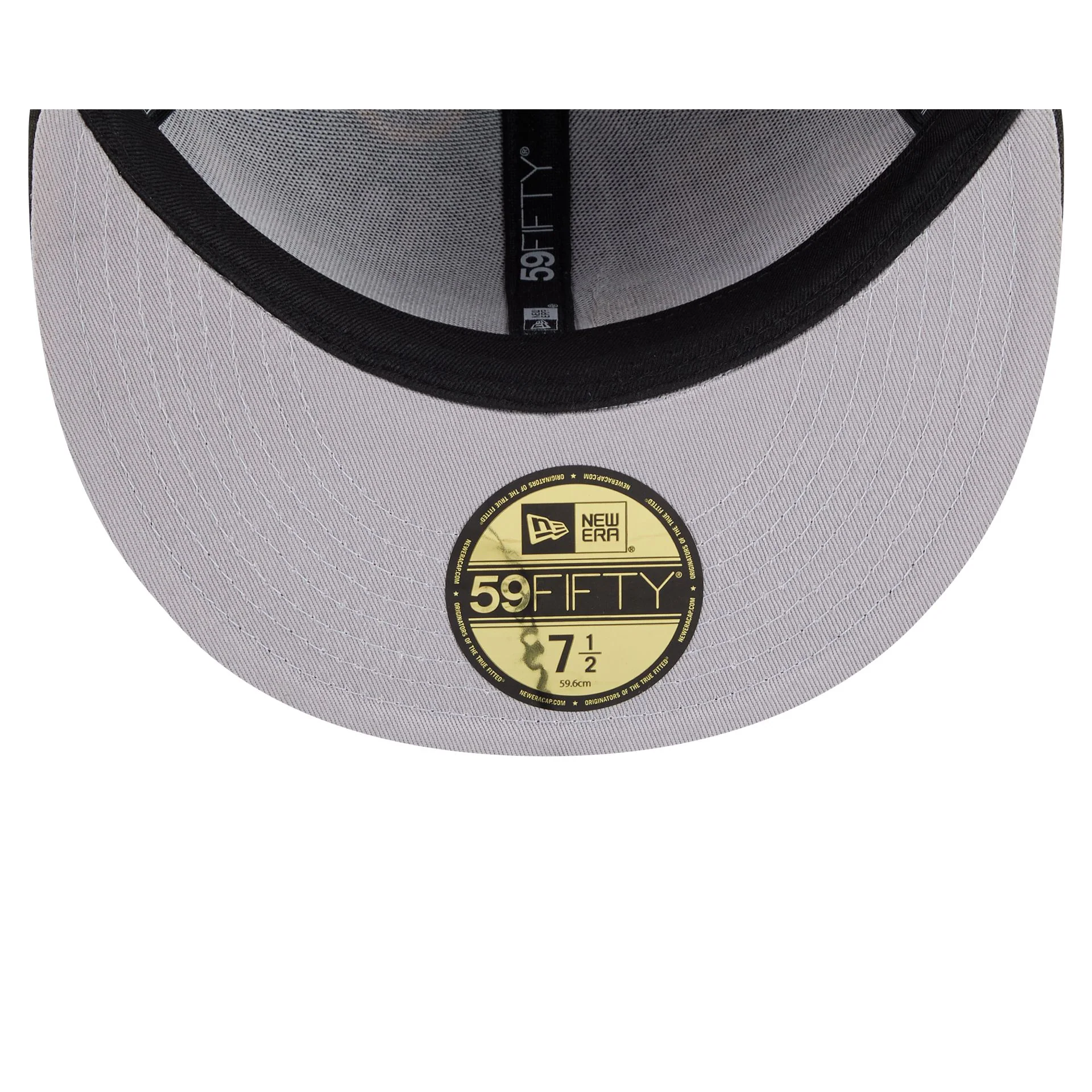 NHL All Over Logo Black 59FIFTY Fitted Hat - Image 7