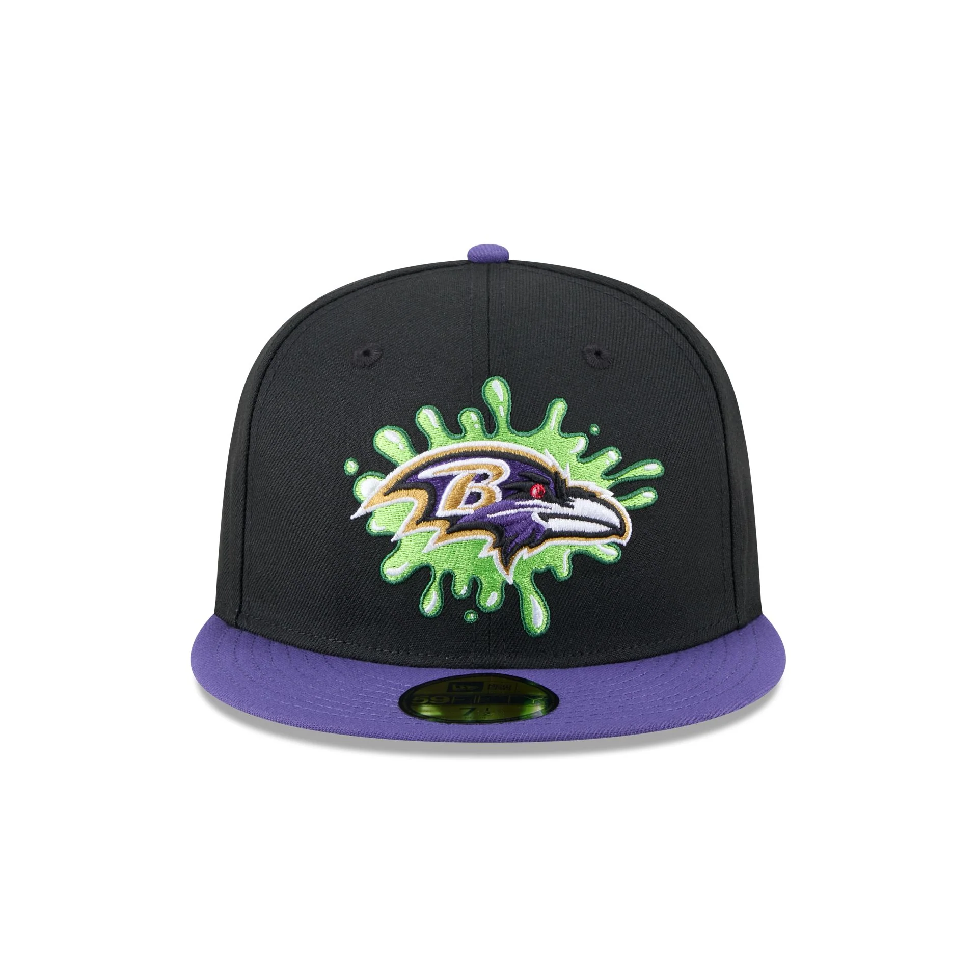 Nickelodeon Slime x Baltimore Ravens 59FIFTY Fitted Hat - Image 2