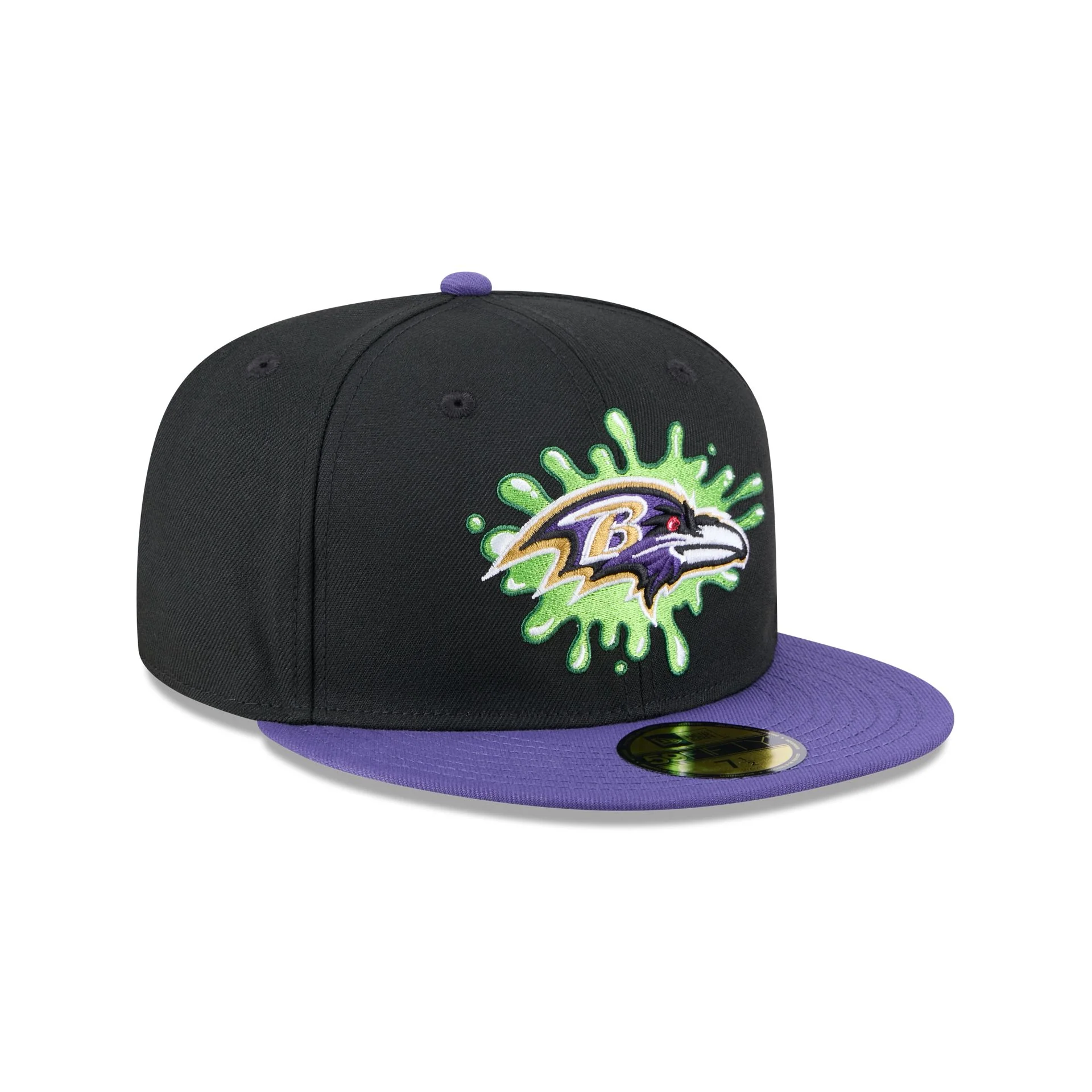 Nickelodeon Slime x Baltimore Ravens 59FIFTY Fitted Hat - Image 3
