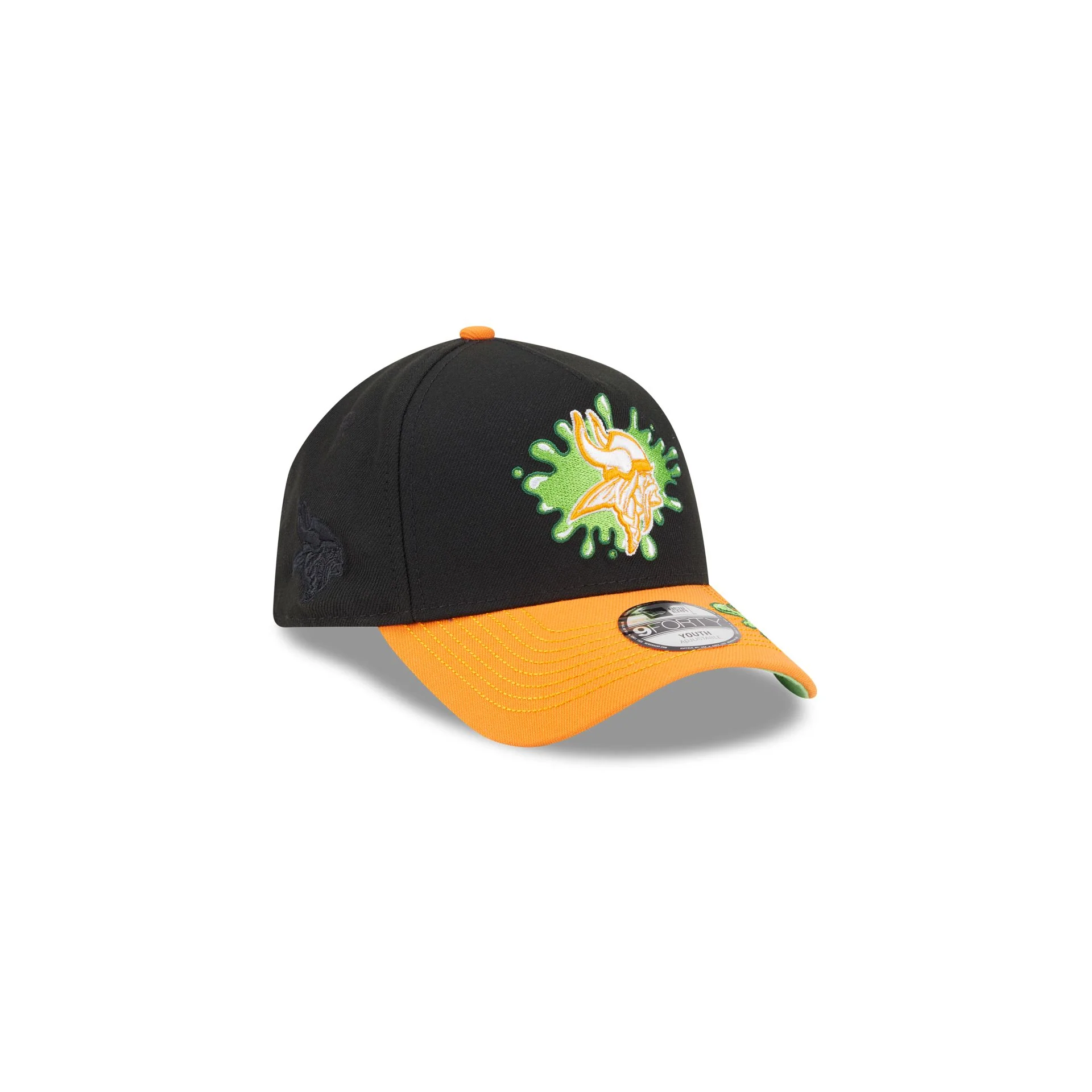 Nickelodeon Slime x Minnesota Vikings Kids 9FORTY A-Frame Snapback Hat - Image 3
