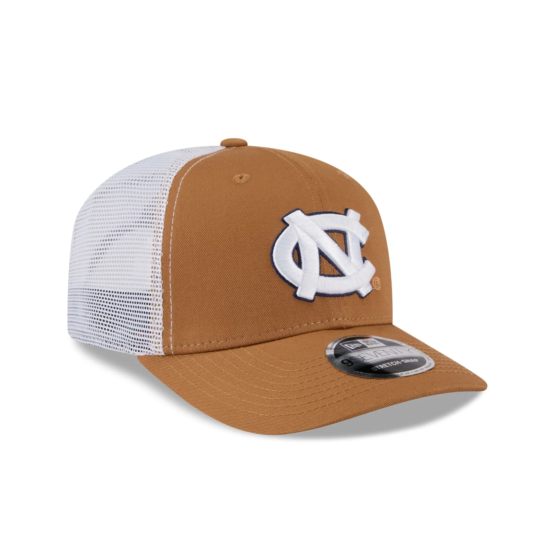 North Carolina Tar Heels Light Bronze 9SEVENTY Trucker Hat - Image 3