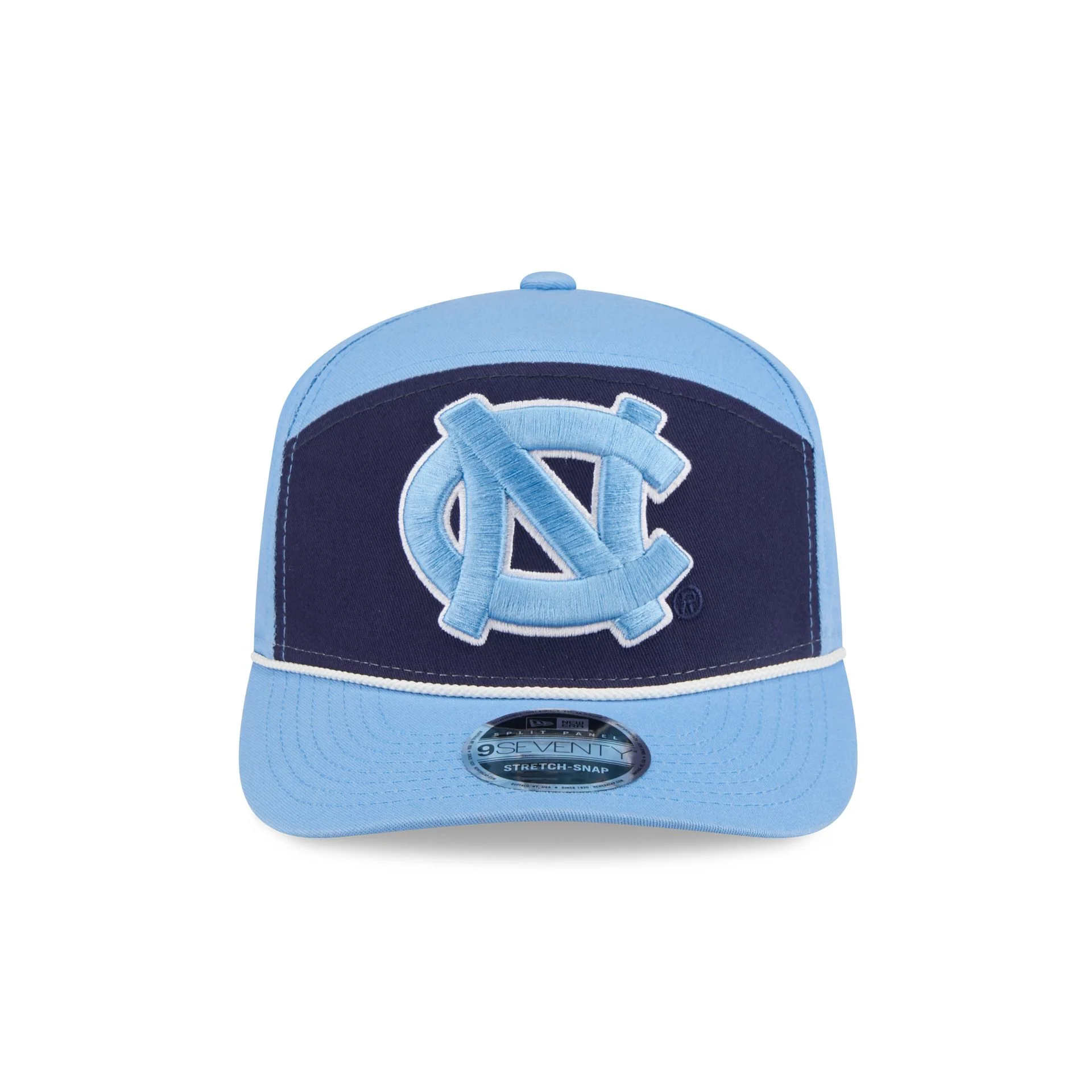 North Carolina Tar Heels Split Panel 9SEVENTY Stretch-Snap Hat - Image 2
