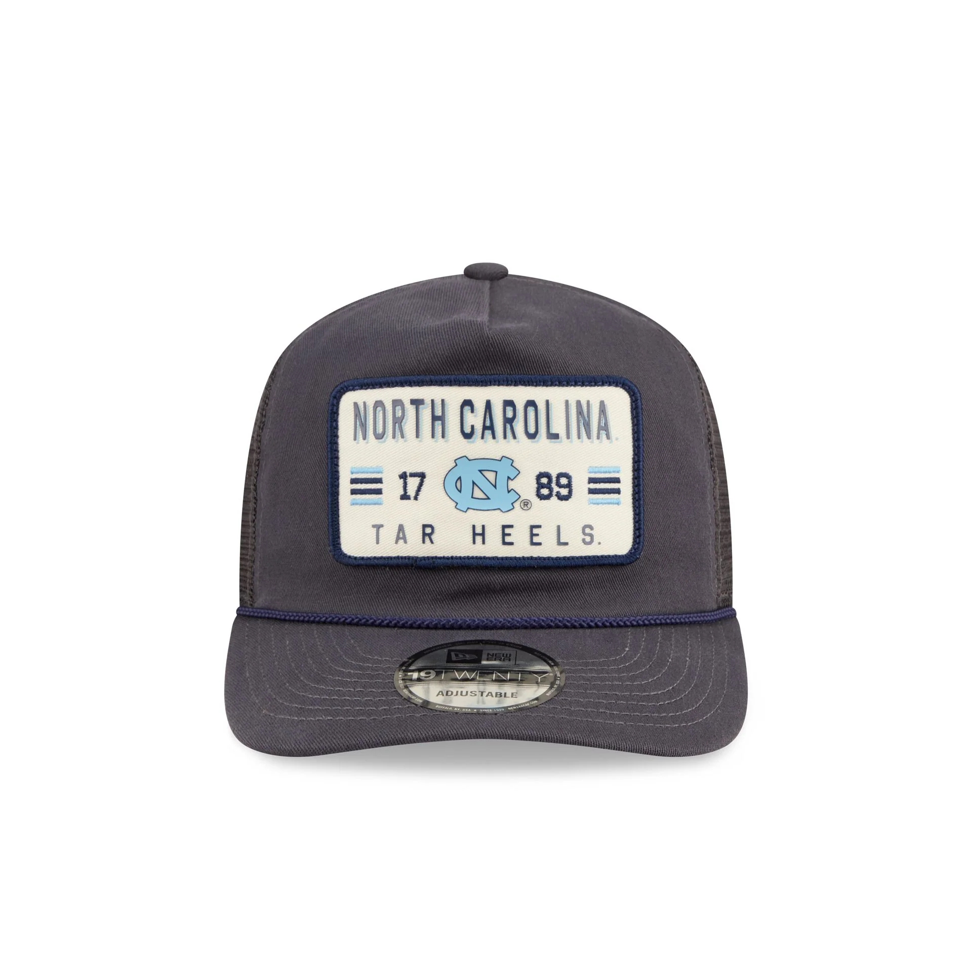 North Carolina Tar Heels Washed Graphite 19TWENTY Trucker Hat - Image 2