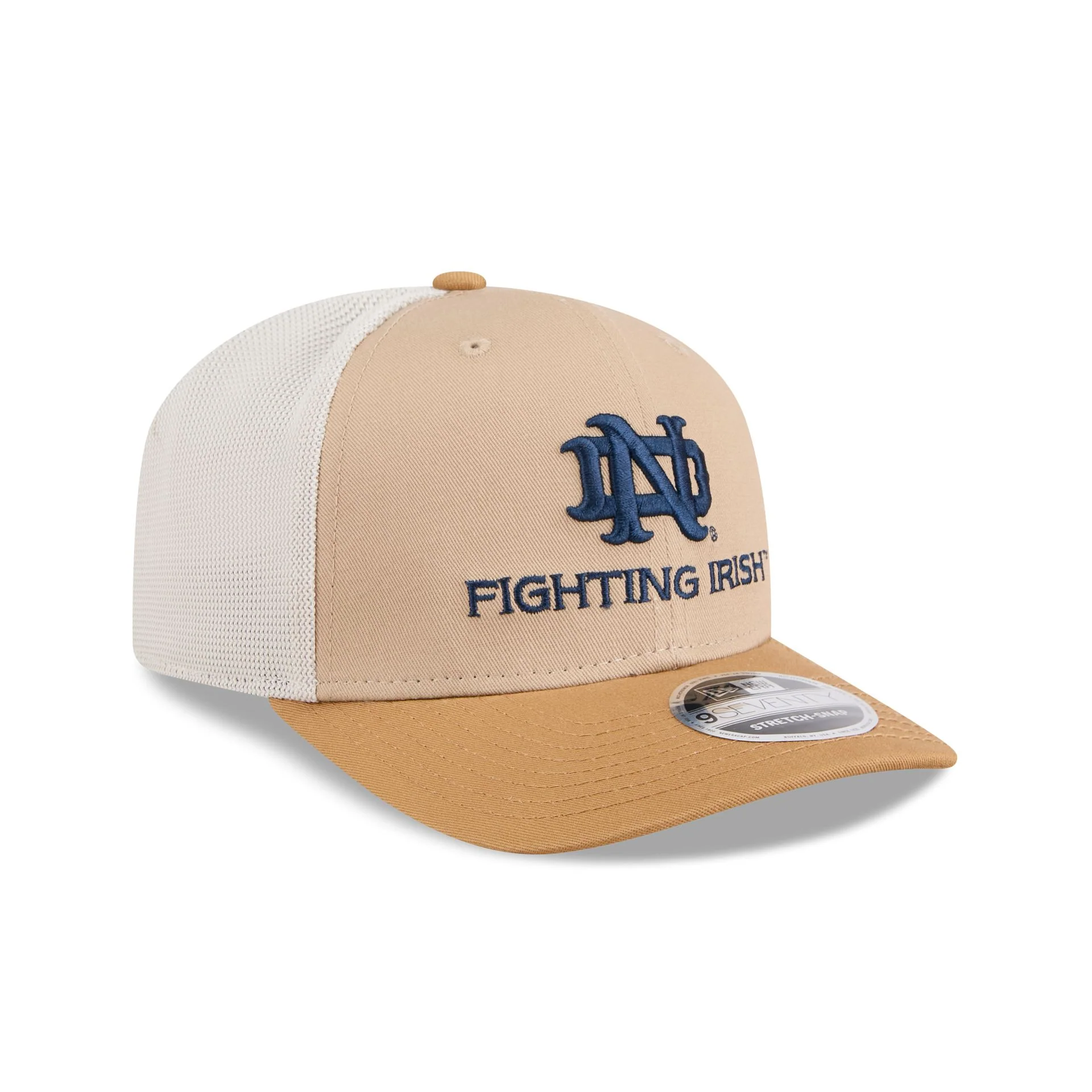 Notre Dame Fighting Irish College Vault Stone 9SEVENTY Trucker Hat - Image 3