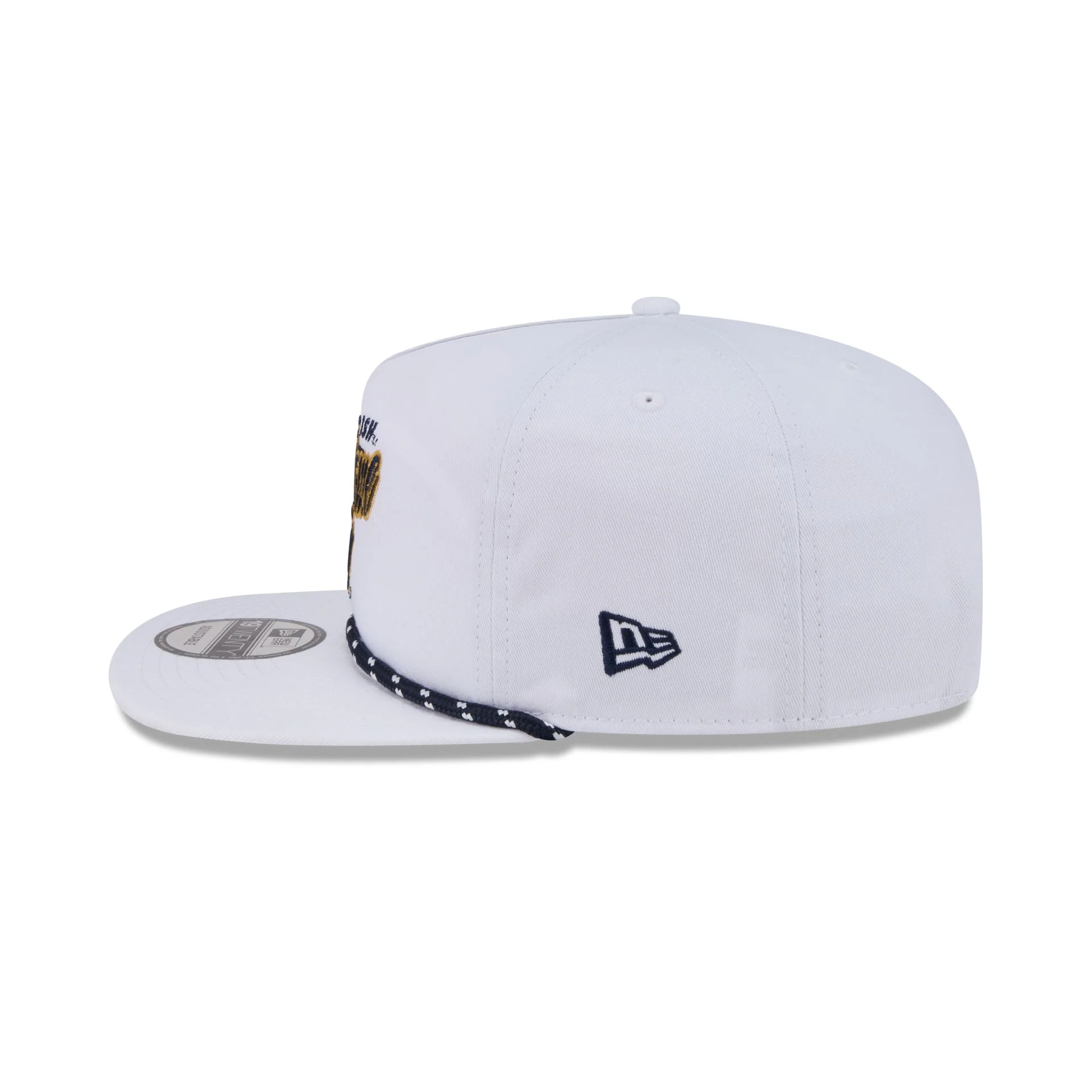 Notre Dame Fighting Irish Collegiate White 19TWENTY Snapback Hat - Image 4