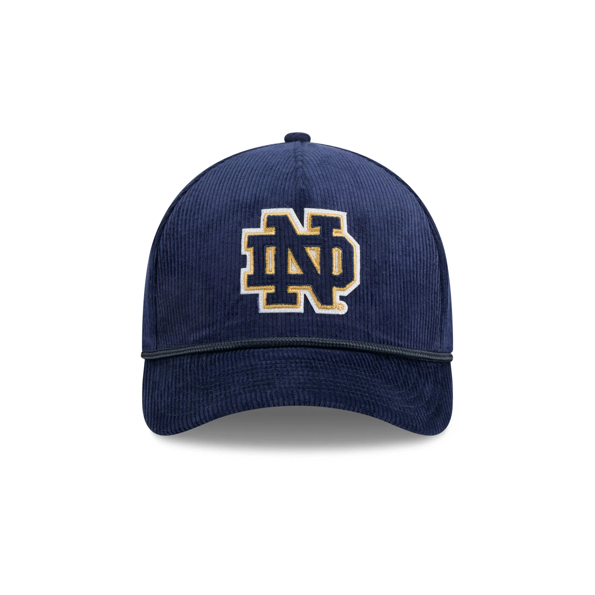 Notre Dame Fighting Irish Corduroy 9FORTY M-Crown A-Frame Snapback Hat - Image 2